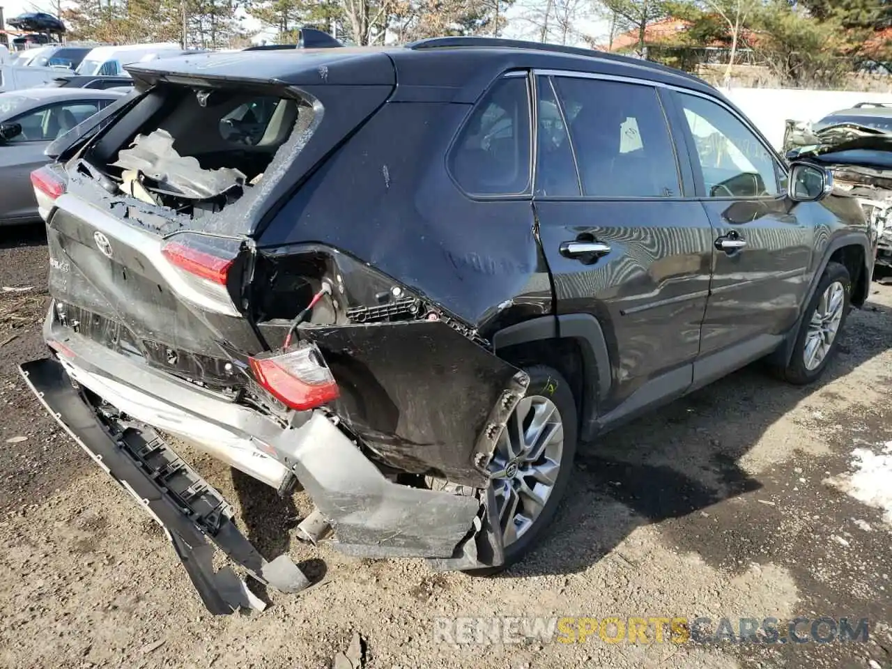 4 Фотография поврежденного автомобиля JTMN1RFVXKD513620 TOYOTA RAV4 2019