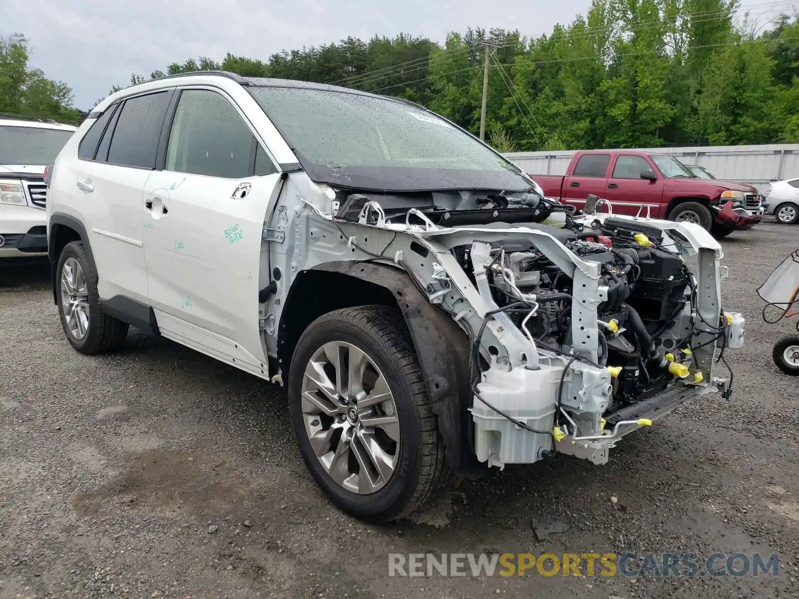 1 Фотография поврежденного автомобиля JTMN1RFVXKD516212 TOYOTA RAV4 2019