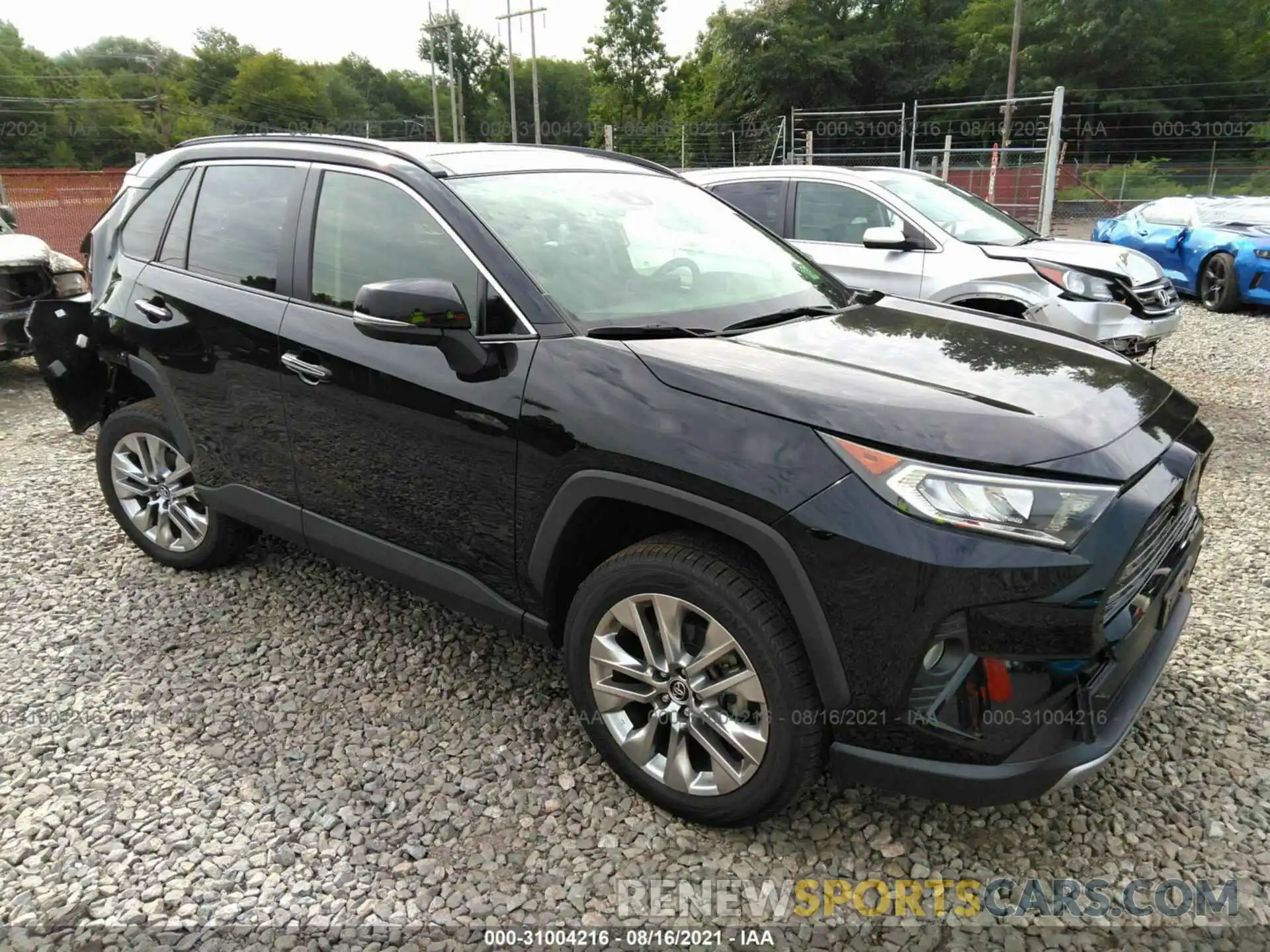 1 Photograph of a damaged car JTMN1RFVXKD518767 TOYOTA RAV4 2019