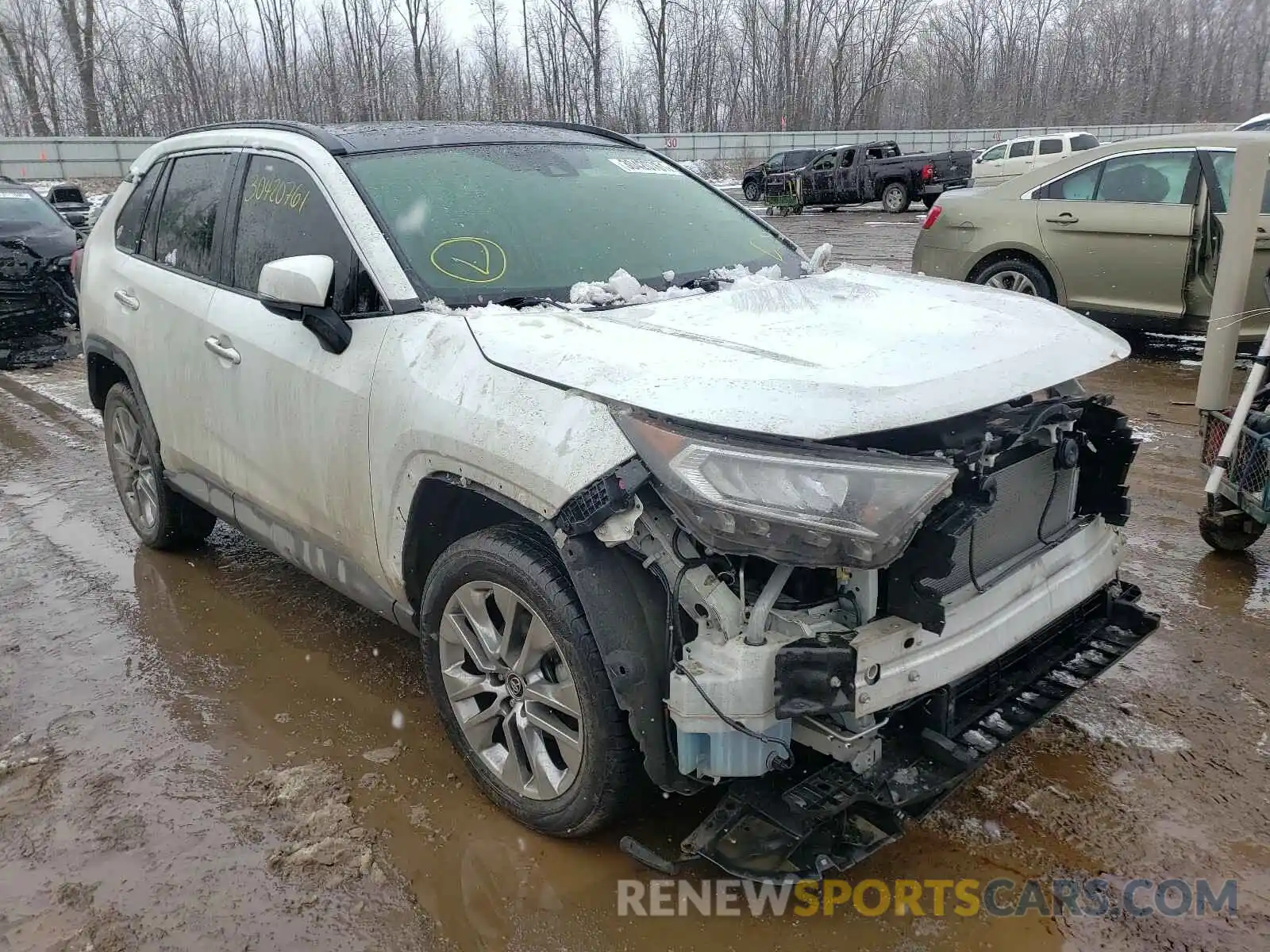 1 Фотография поврежденного автомобиля JTMN1RFVXKD518882 TOYOTA RAV4 2019