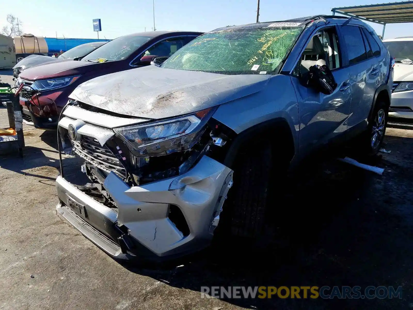 2 Photograph of a damaged car JTMN1RFVXKD519367 TOYOTA RAV4 2019