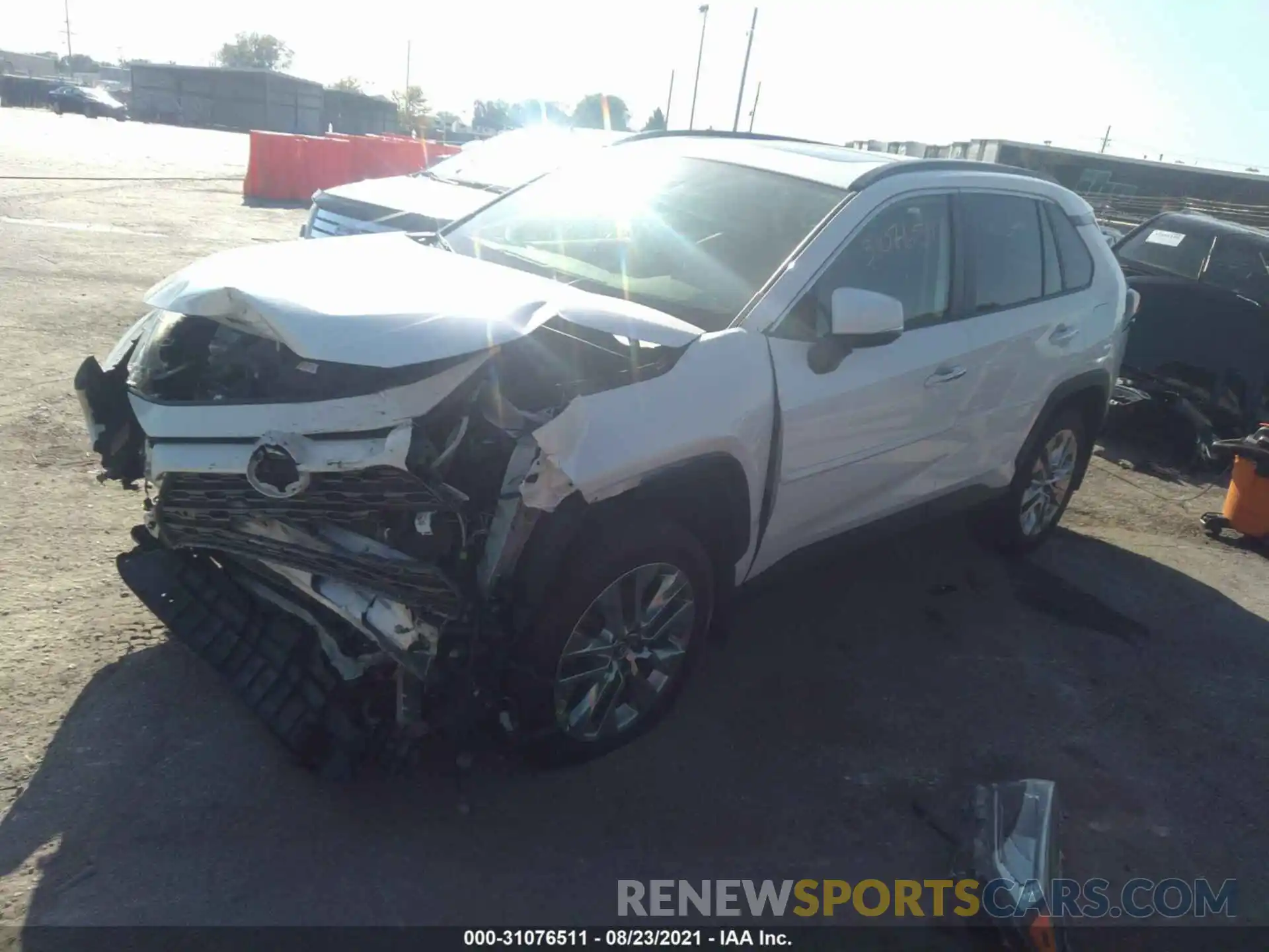 2 Photograph of a damaged car JTMN1RFVXKJ006847 TOYOTA RAV4 2019