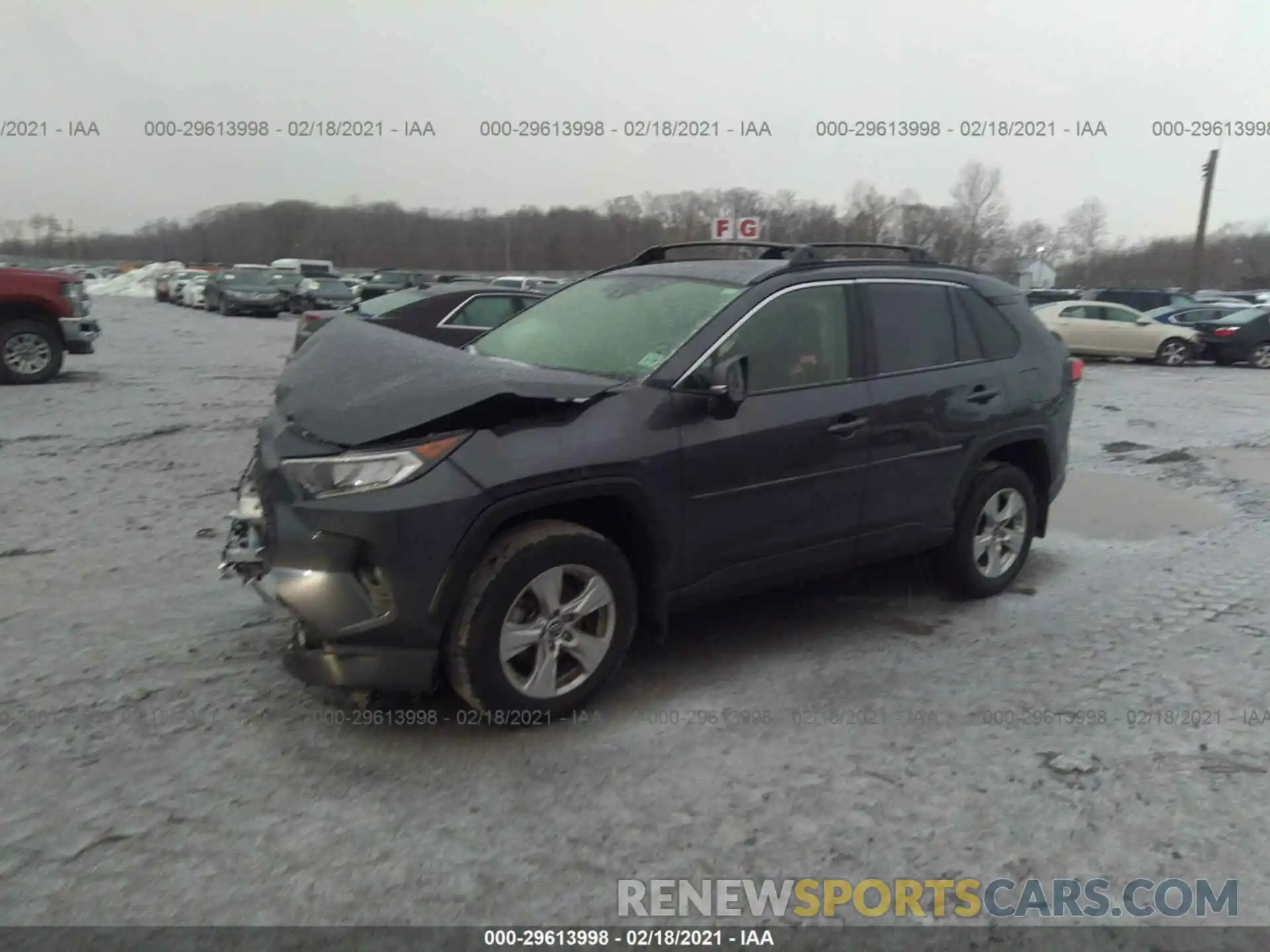 2 Photograph of a damaged car JTMP1RFV0KD009344 TOYOTA RAV4 2019