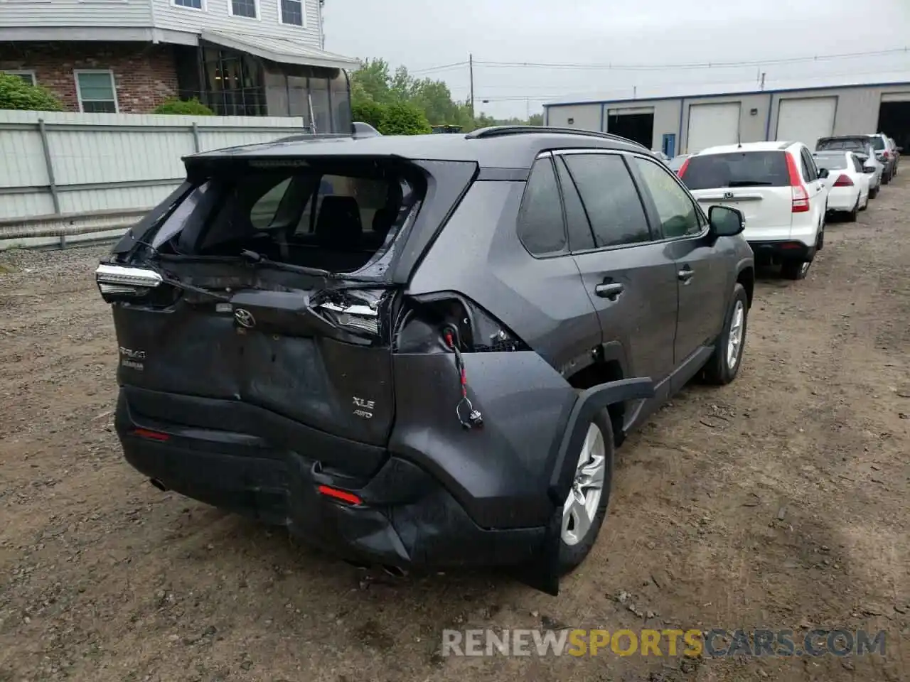 9 Photograph of a damaged car JTMP1RFV0KD018853 TOYOTA RAV4 2019