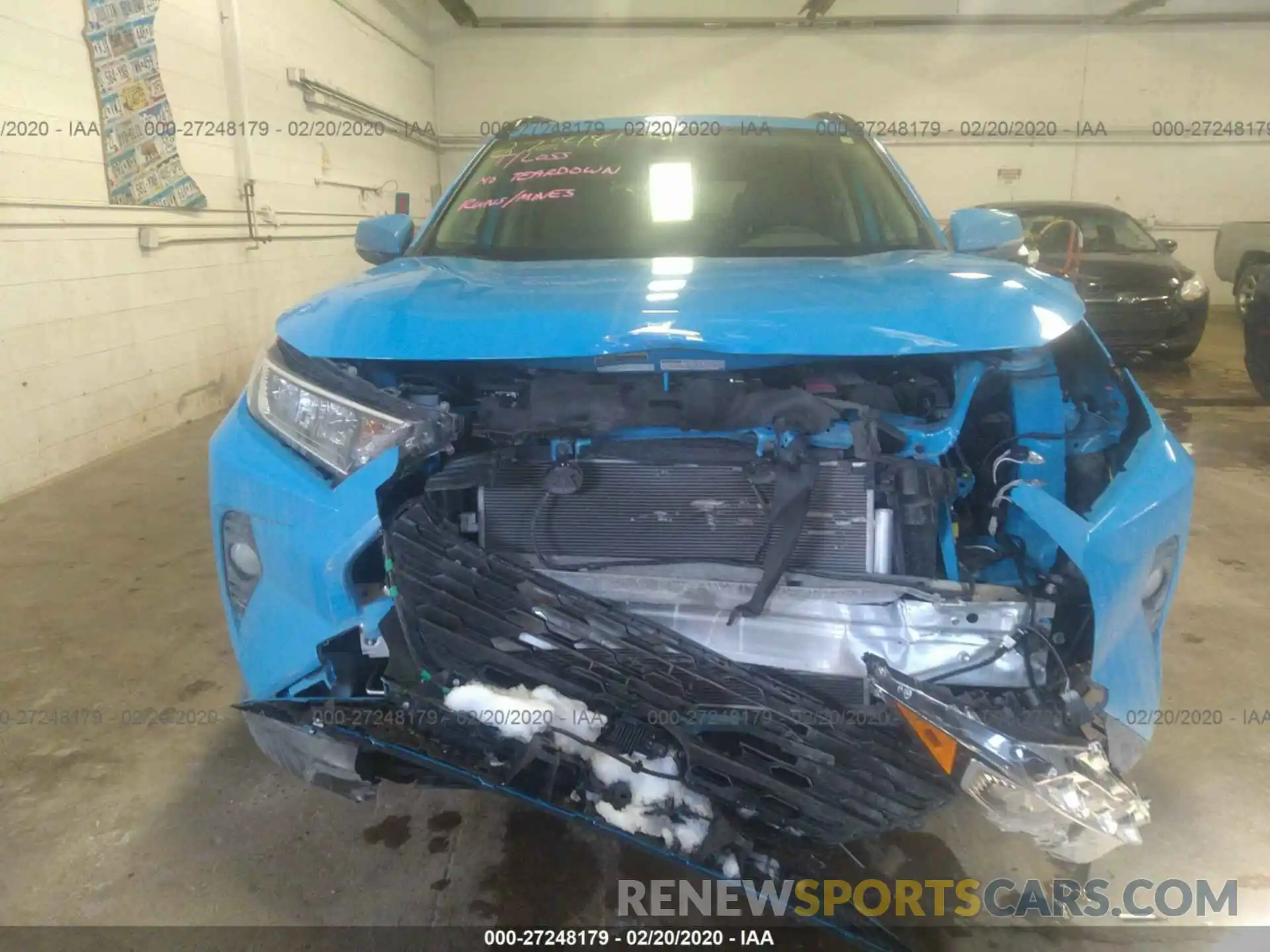 6 Фотография поврежденного автомобиля JTMP1RFV0KD029948 TOYOTA RAV4 2019