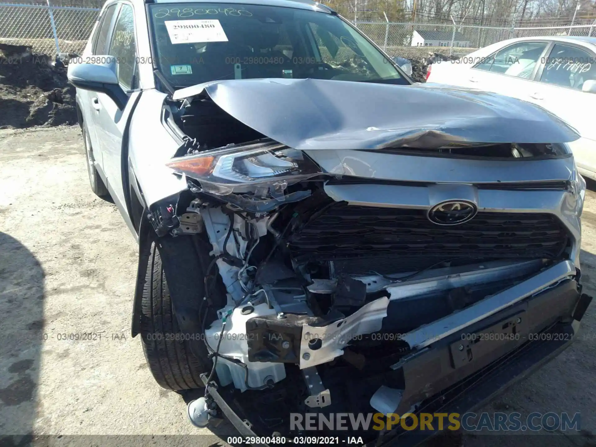 6 Photograph of a damaged car JTMP1RFV0KD030212 TOYOTA RAV4 2019