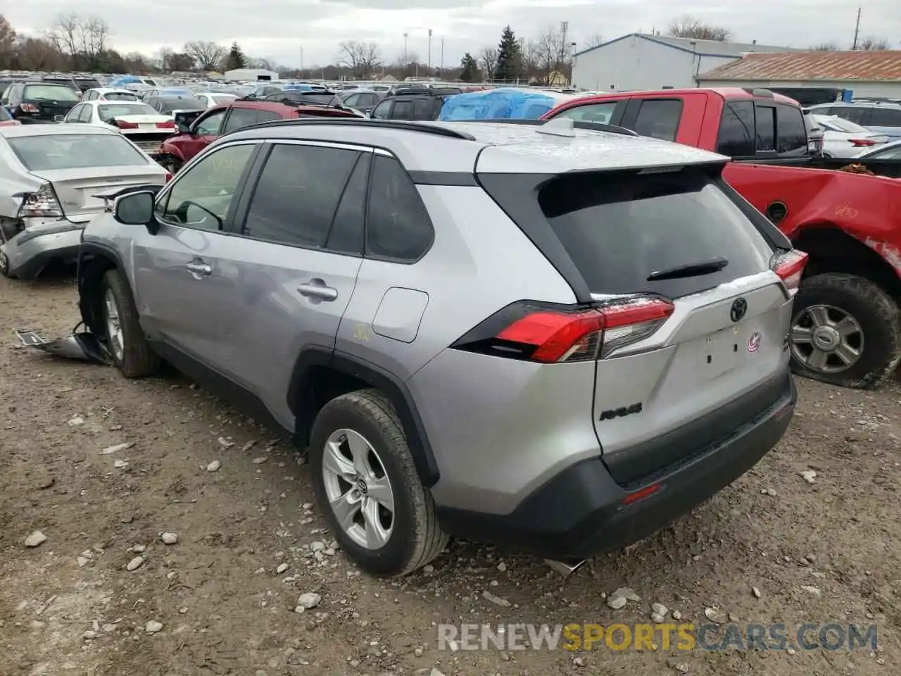 3 Photograph of a damaged car JTMP1RFV0KD031716 TOYOTA RAV4 2019