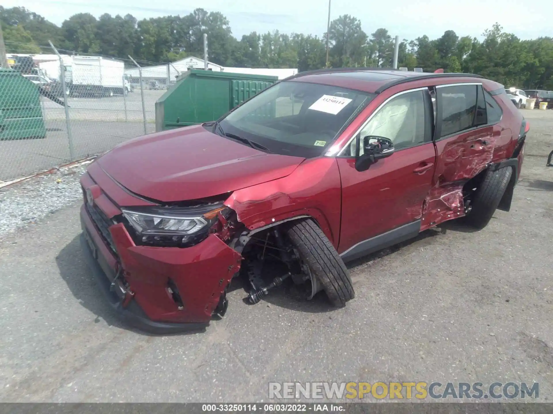 6 Photograph of a damaged car JTMP1RFV0KD036561 TOYOTA RAV4 2019