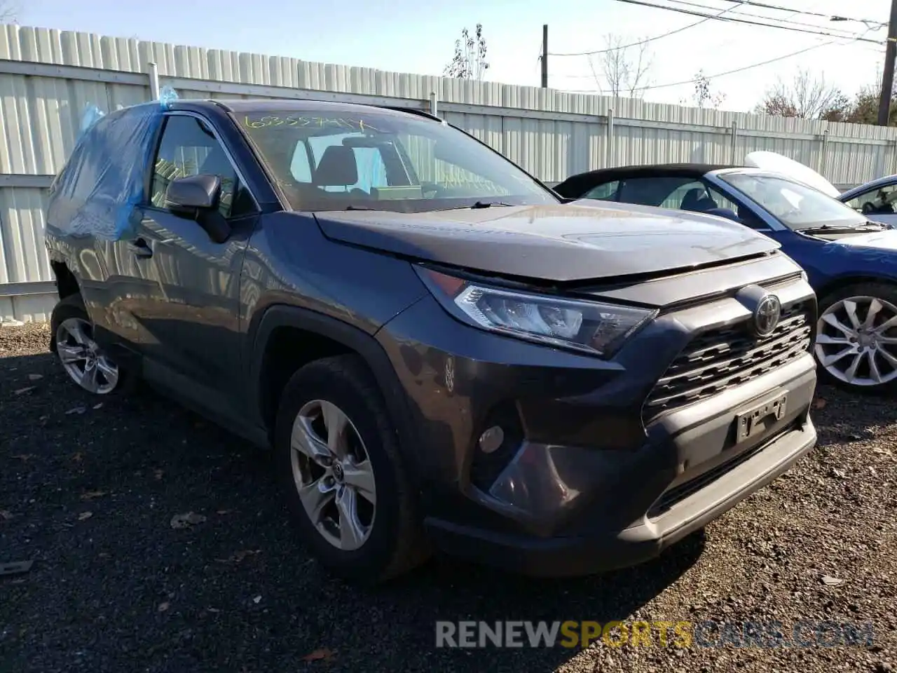 1 Photograph of a damaged car JTMP1RFV0KD041775 TOYOTA RAV4 2019