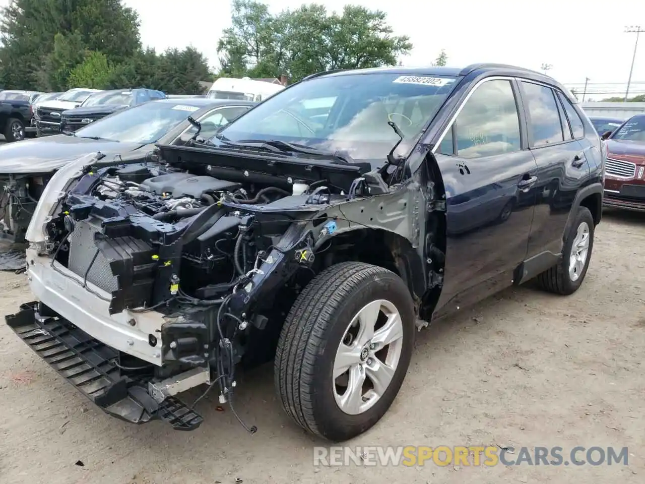 2 Photograph of a damaged car JTMP1RFV0KD506894 TOYOTA RAV4 2019