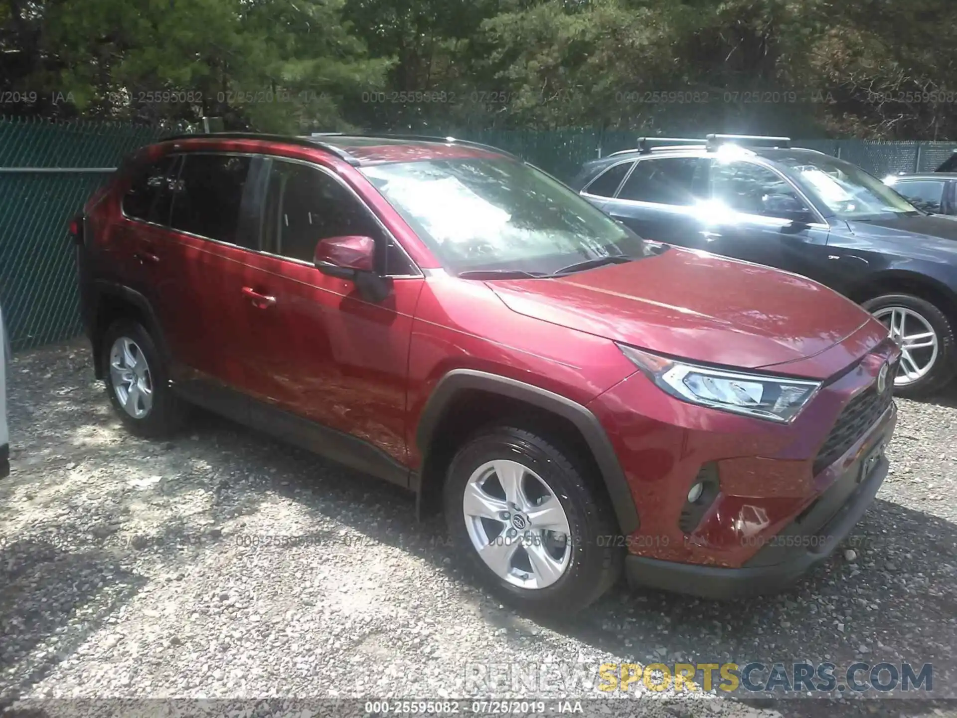 1 Photograph of a damaged car JTMP1RFV0KD512808 TOYOTA RAV4 2019