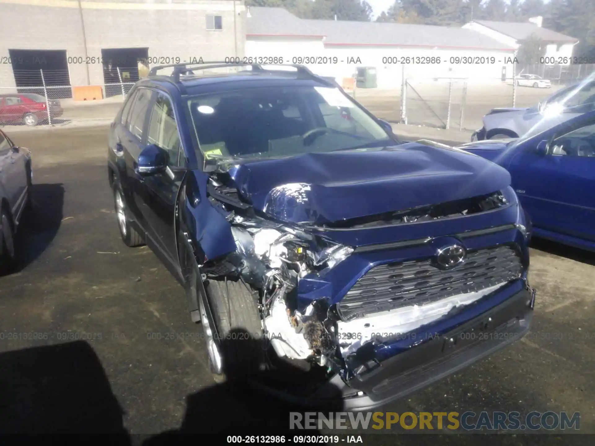 1 Photograph of a damaged car JTMP1RFV0KJ001410 TOYOTA RAV4 2019