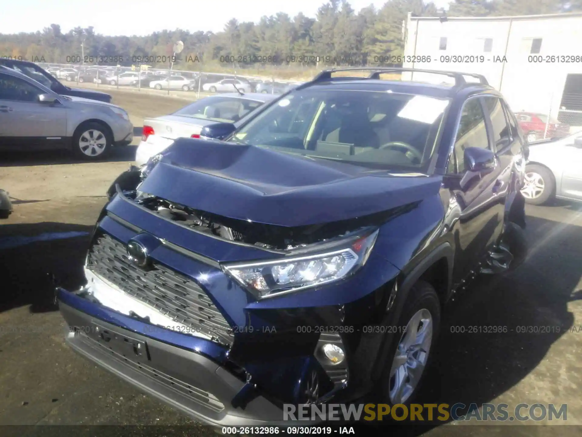 2 Photograph of a damaged car JTMP1RFV0KJ001410 TOYOTA RAV4 2019