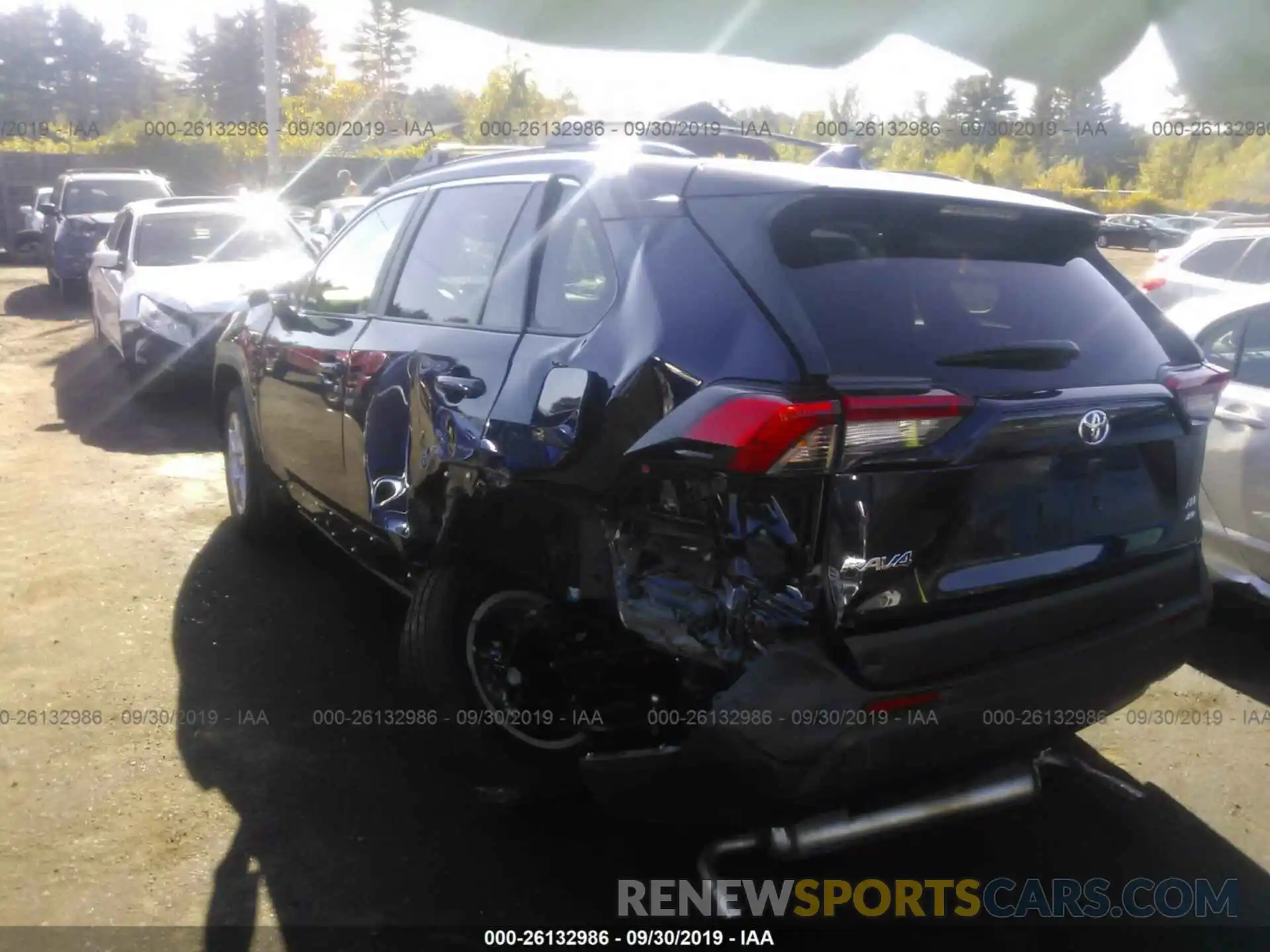 3 Photograph of a damaged car JTMP1RFV0KJ001410 TOYOTA RAV4 2019