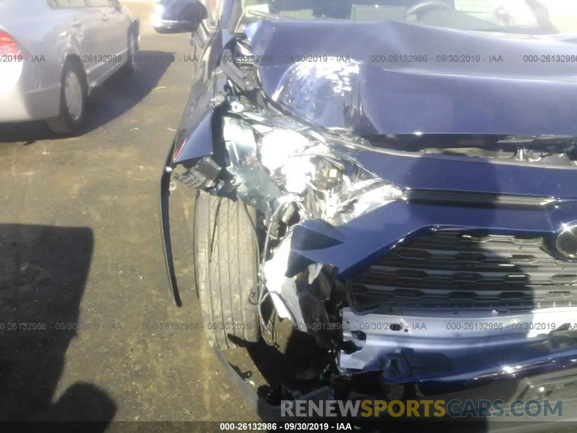 6 Photograph of a damaged car JTMP1RFV0KJ001410 TOYOTA RAV4 2019