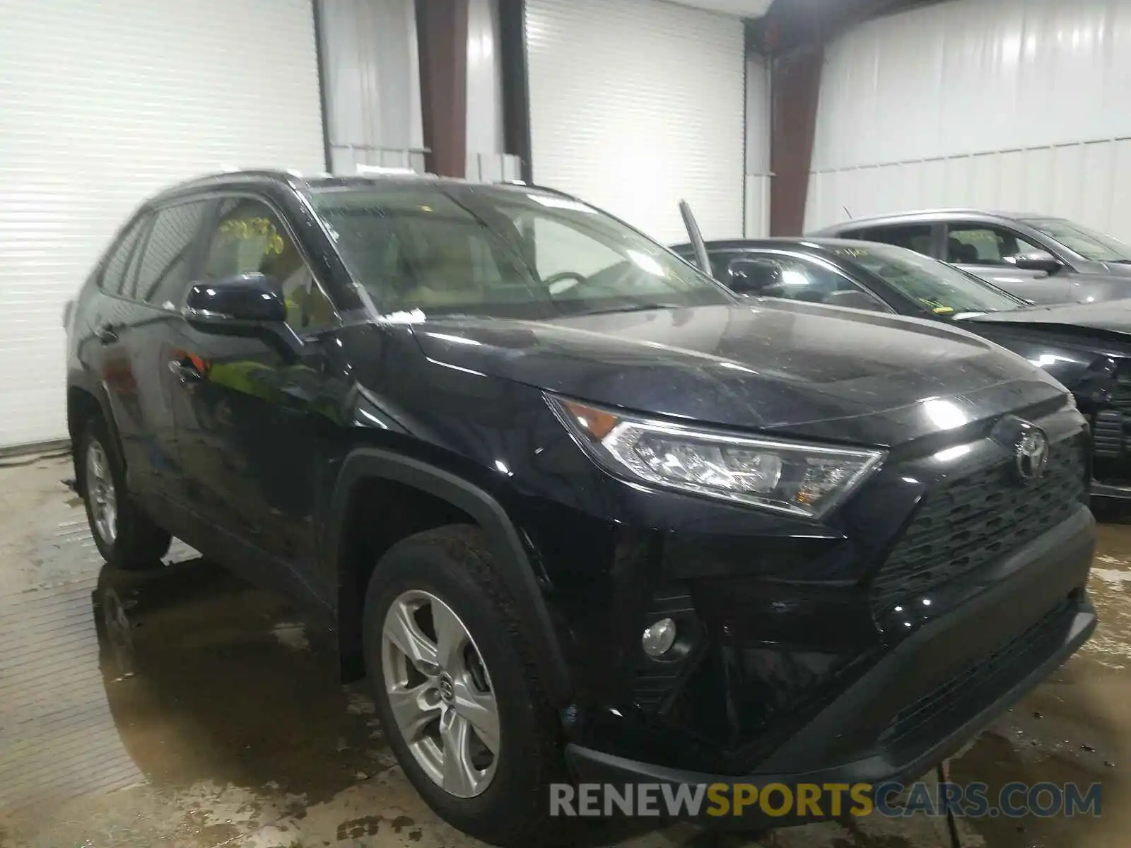 1 Photograph of a damaged car JTMP1RFV0KJ010091 TOYOTA RAV4 2019