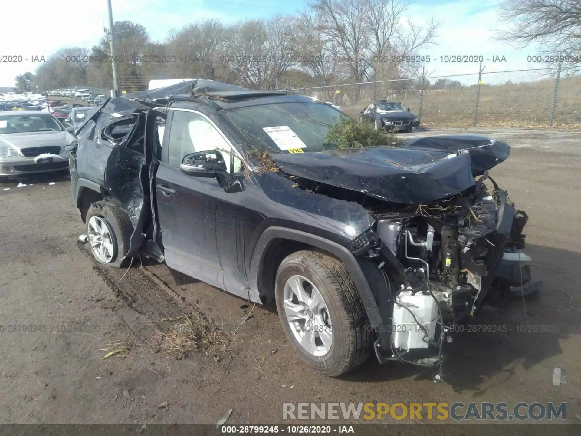 1 Photograph of a damaged car JTMP1RFV0KJ025318 TOYOTA RAV4 2019