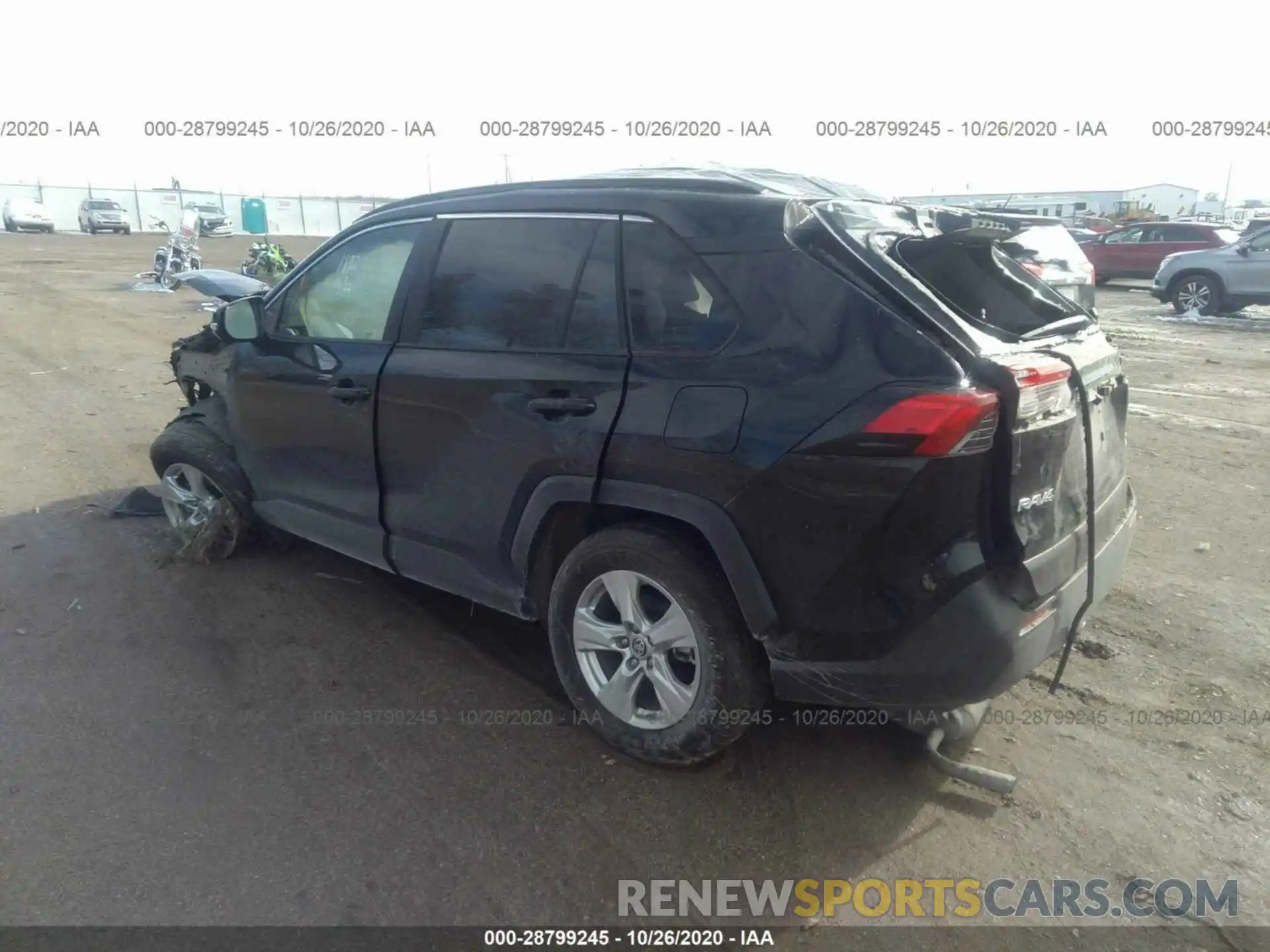 3 Фотография поврежденного автомобиля JTMP1RFV0KJ025318 TOYOTA RAV4 2019