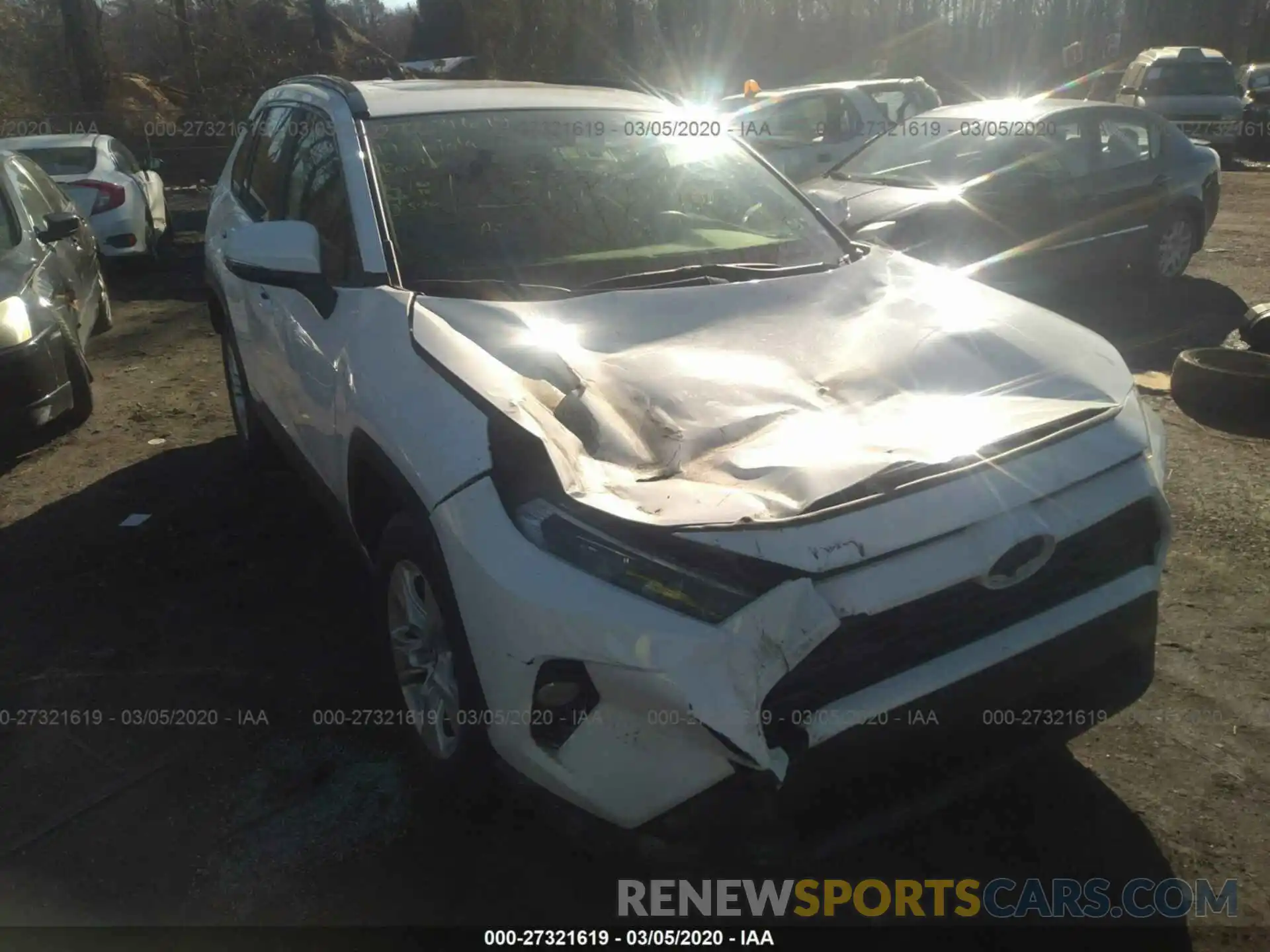 6 Фотография поврежденного автомобиля JTMP1RFV1KD007599 TOYOTA RAV4 2019