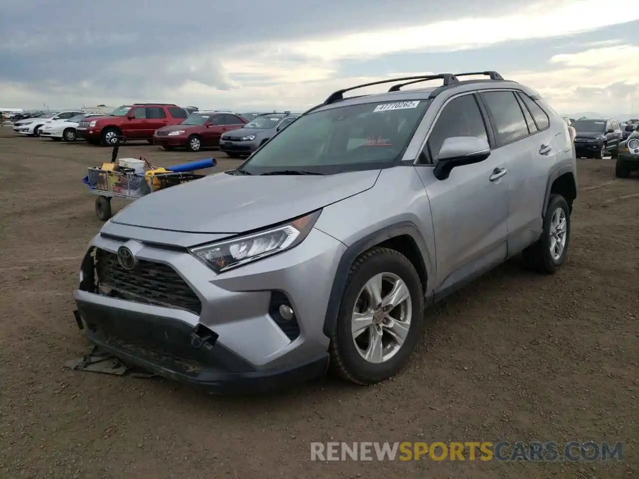 2 Photograph of a damaged car JTMP1RFV1KD010342 TOYOTA RAV4 2019