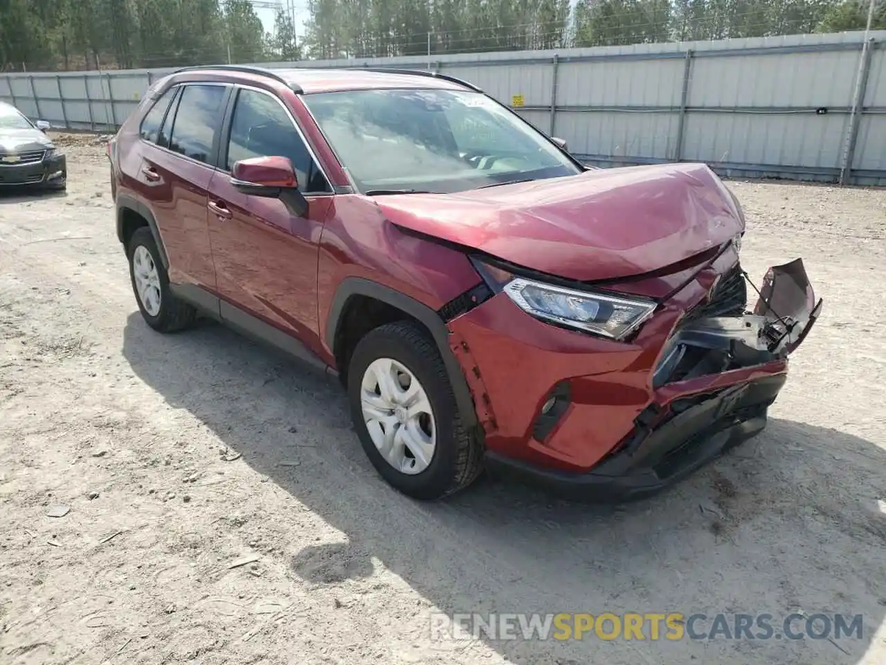 1 Photograph of a damaged car JTMP1RFV1KD010549 TOYOTA RAV4 2019