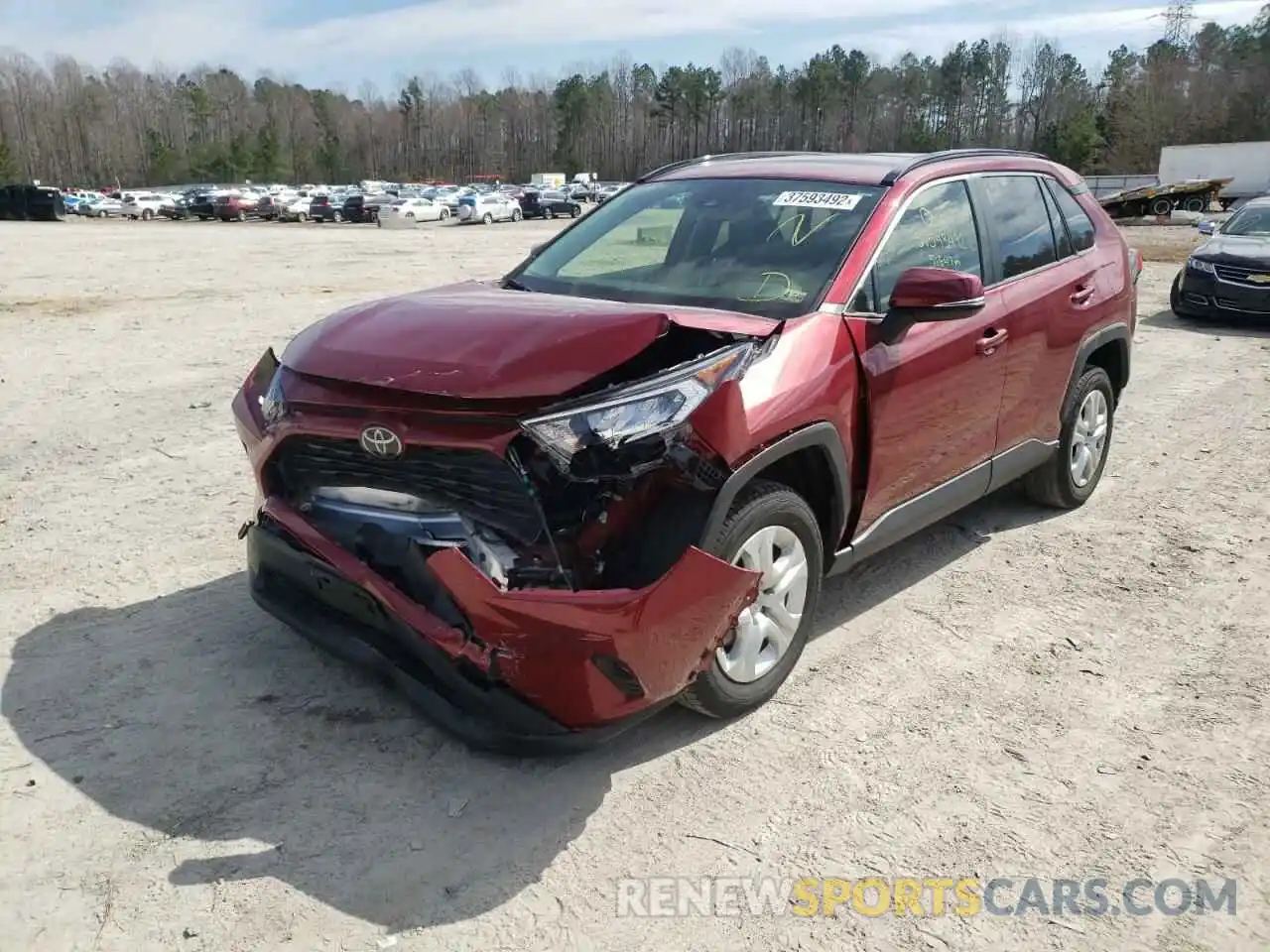 2 Photograph of a damaged car JTMP1RFV1KD010549 TOYOTA RAV4 2019