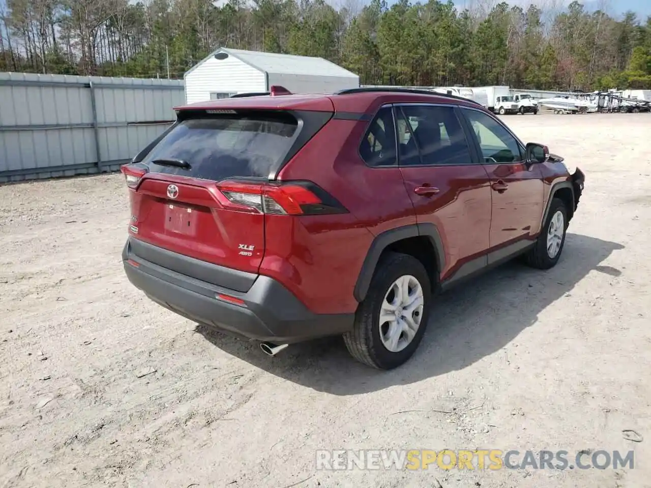 4 Photograph of a damaged car JTMP1RFV1KD010549 TOYOTA RAV4 2019