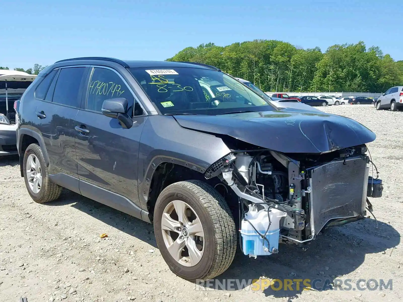 1 Photograph of a damaged car JTMP1RFV1KD015668 TOYOTA RAV4 2019