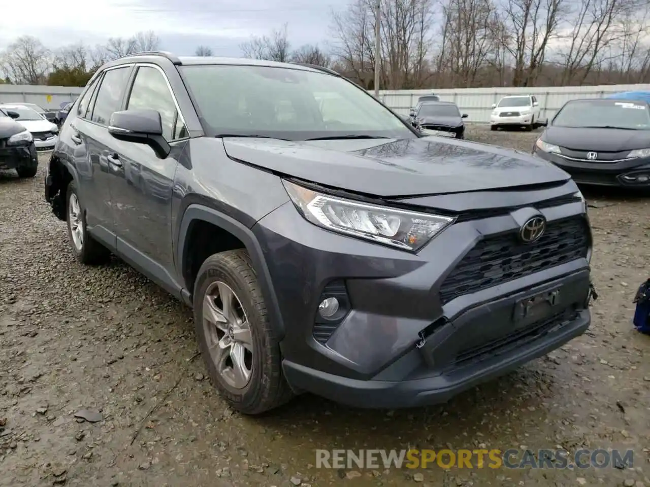 1 Photograph of a damaged car JTMP1RFV1KD016805 TOYOTA RAV4 2019