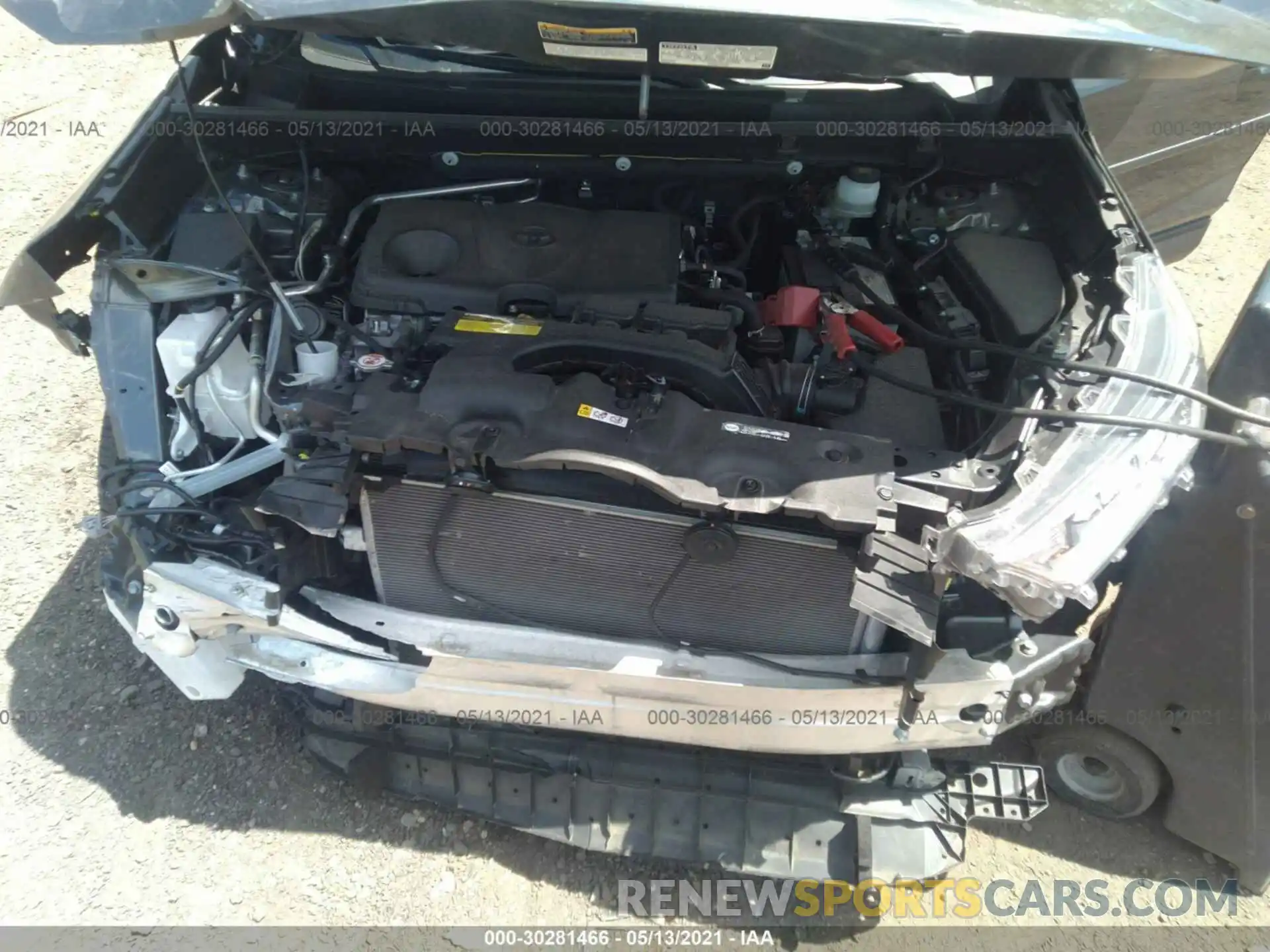 10 Фотография поврежденного автомобиля JTMP1RFV1KD018313 TOYOTA RAV4 2019