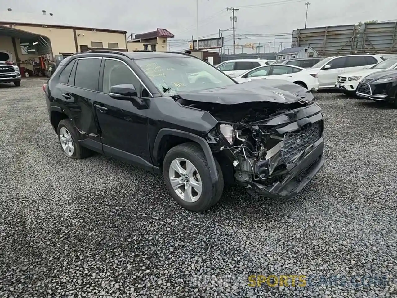 1 Photograph of a damaged car JTMP1RFV1KD025259 TOYOTA RAV4 2019