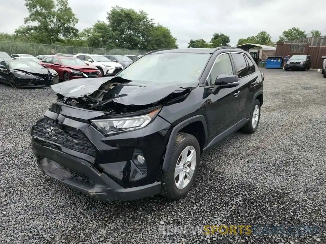 2 Photograph of a damaged car JTMP1RFV1KD025259 TOYOTA RAV4 2019