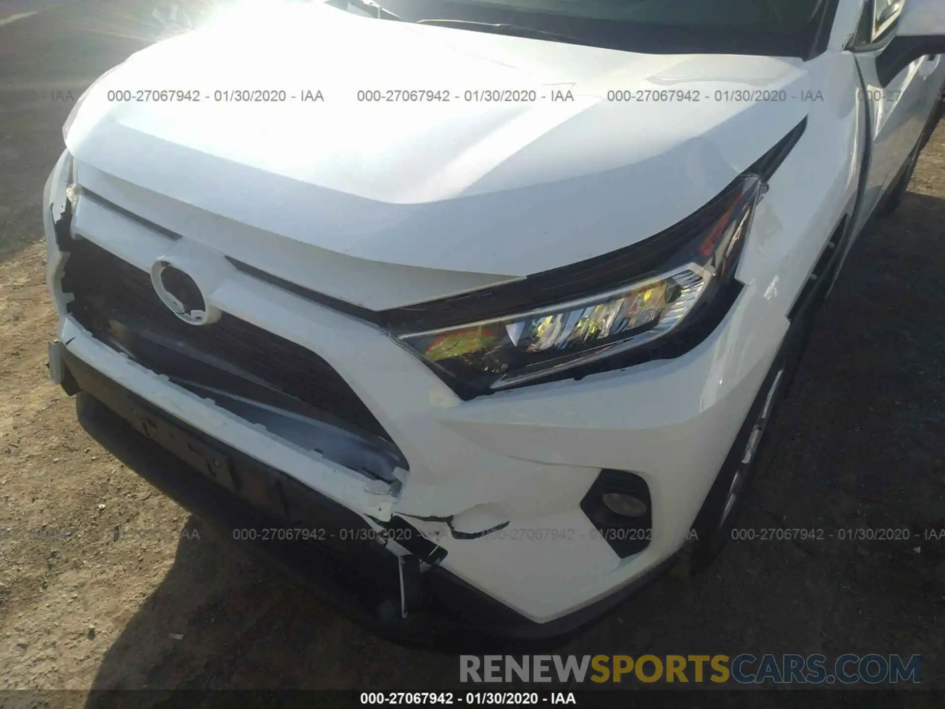 6 Photograph of a damaged car JTMP1RFV1KD025312 TOYOTA RAV4 2019