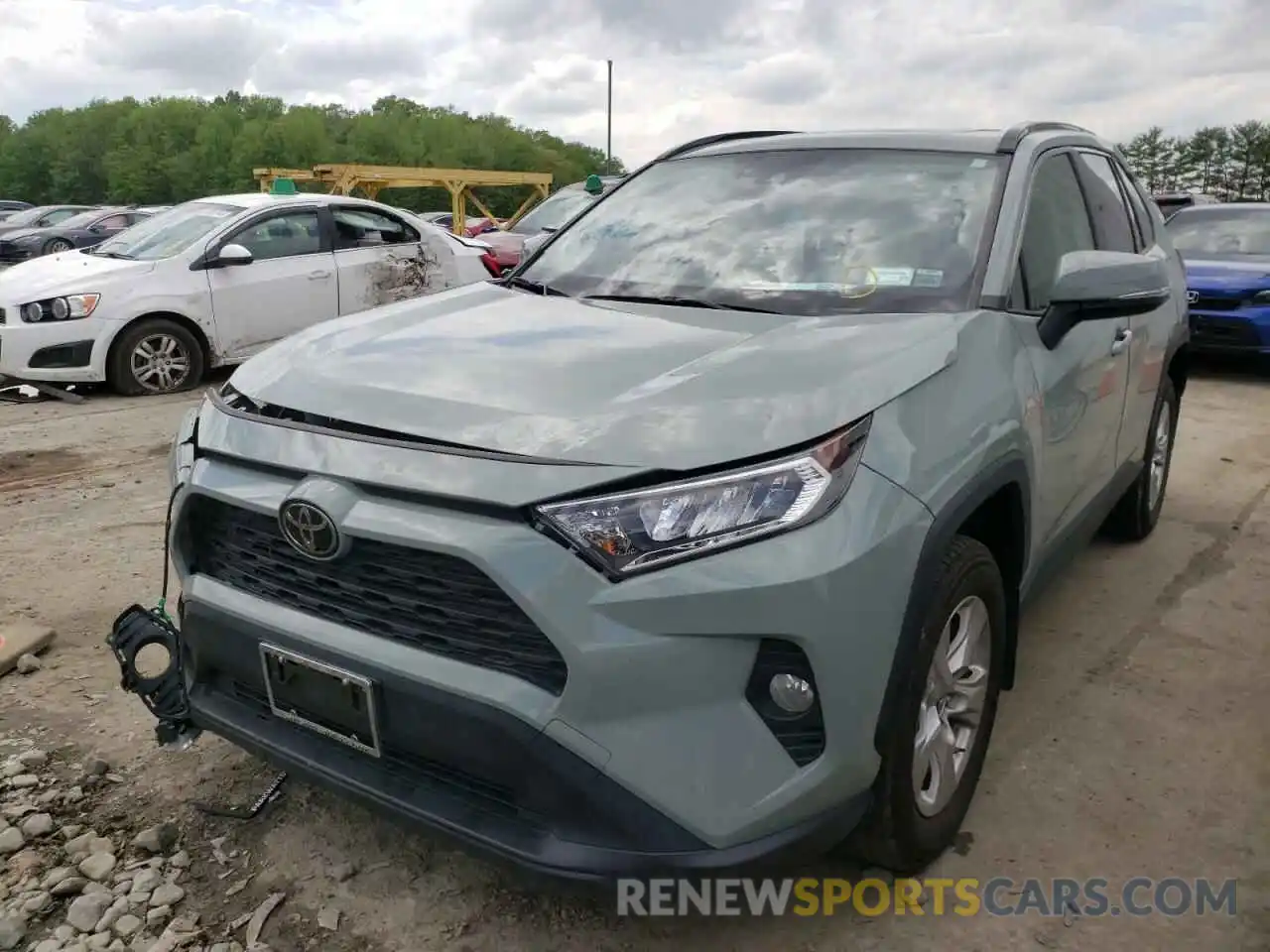 2 Photograph of a damaged car JTMP1RFV1KD026007 TOYOTA RAV4 2019