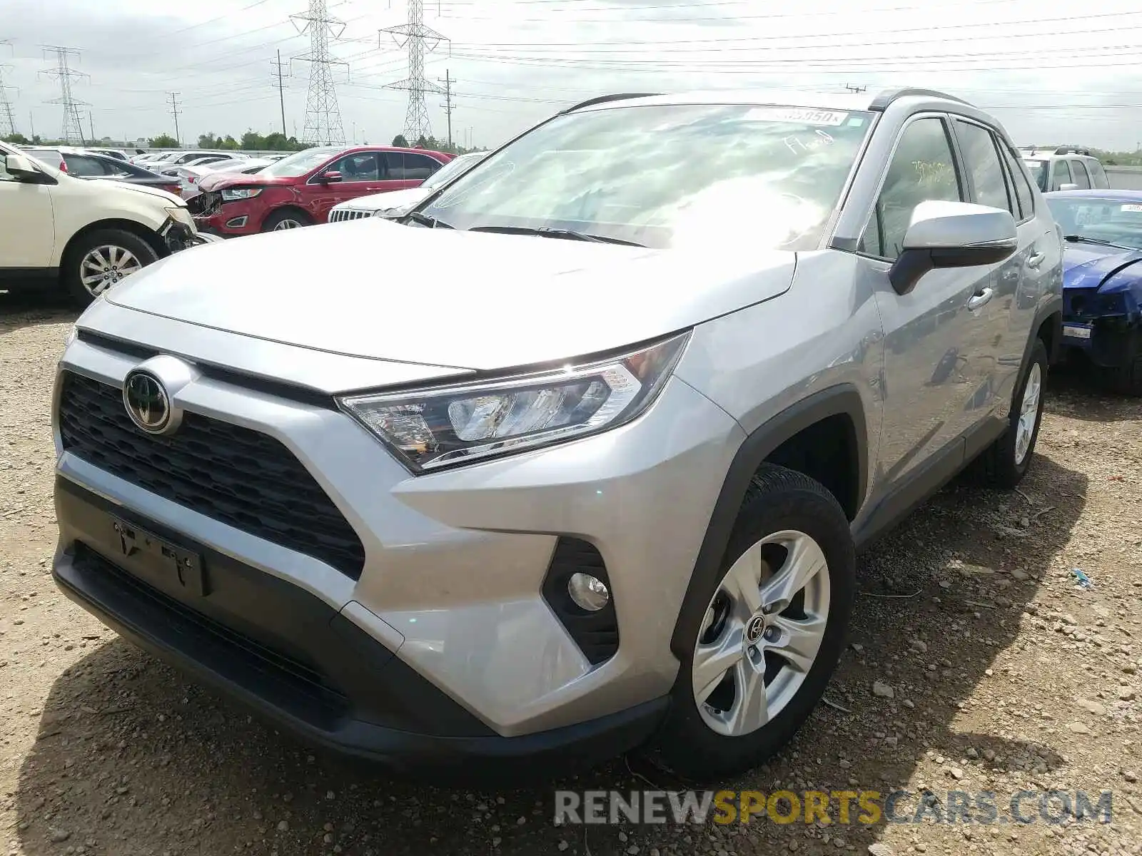 2 Photograph of a damaged car JTMP1RFV1KD026069 TOYOTA RAV4 2019