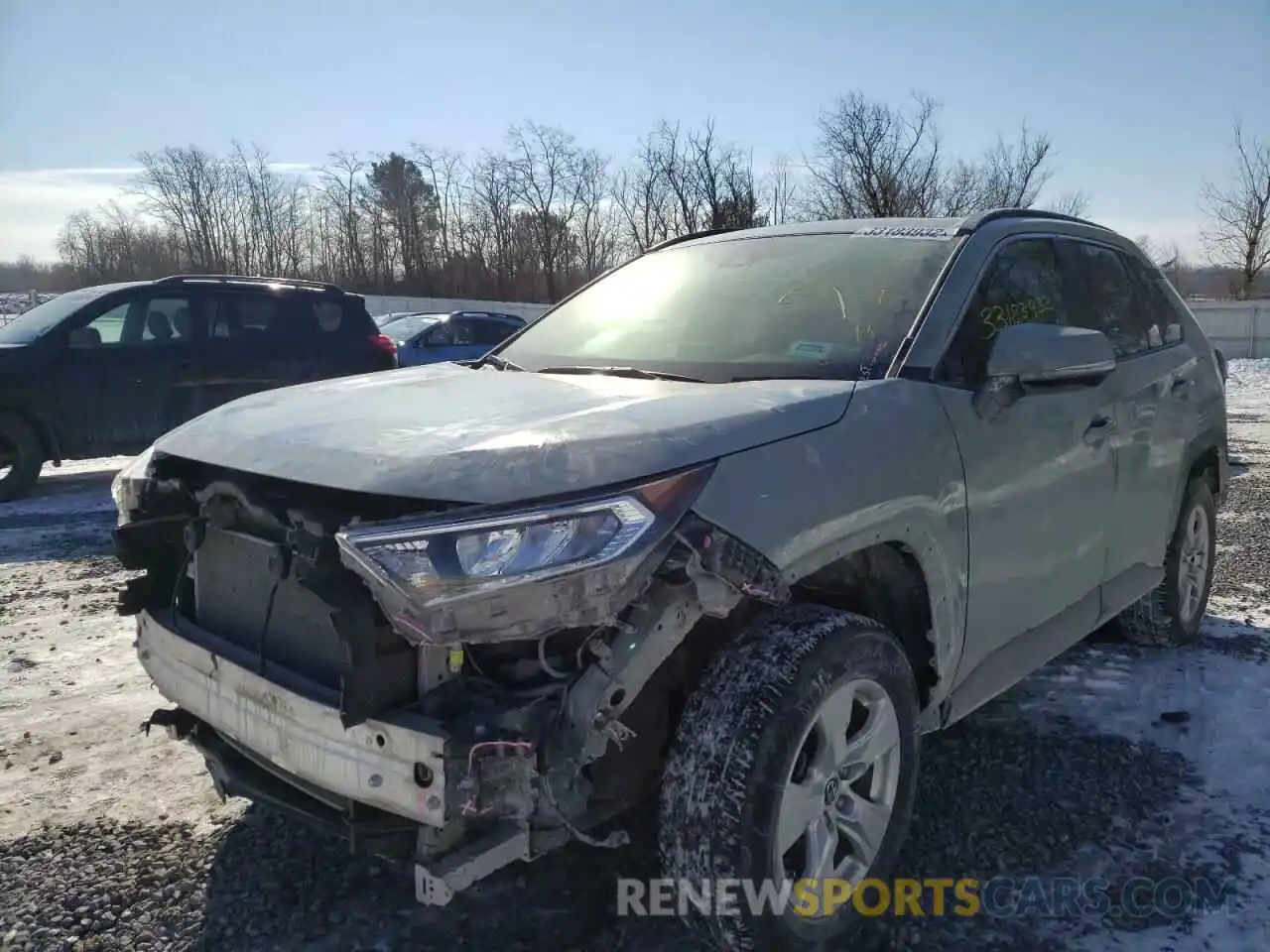 2 Photograph of a damaged car JTMP1RFV1KD027481 TOYOTA RAV4 2019