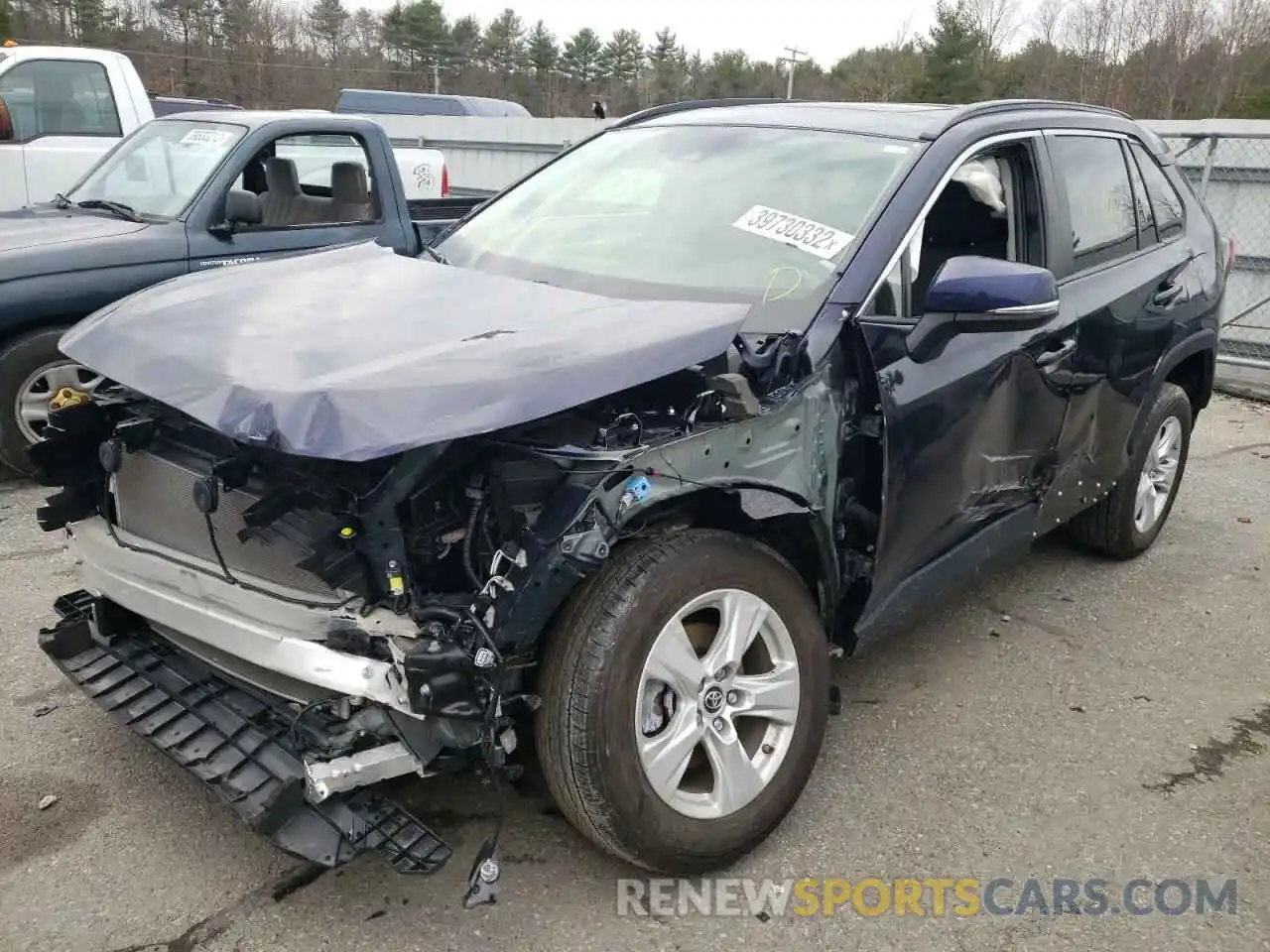 2 Photograph of a damaged car JTMP1RFV1KD027822 TOYOTA RAV4 2019