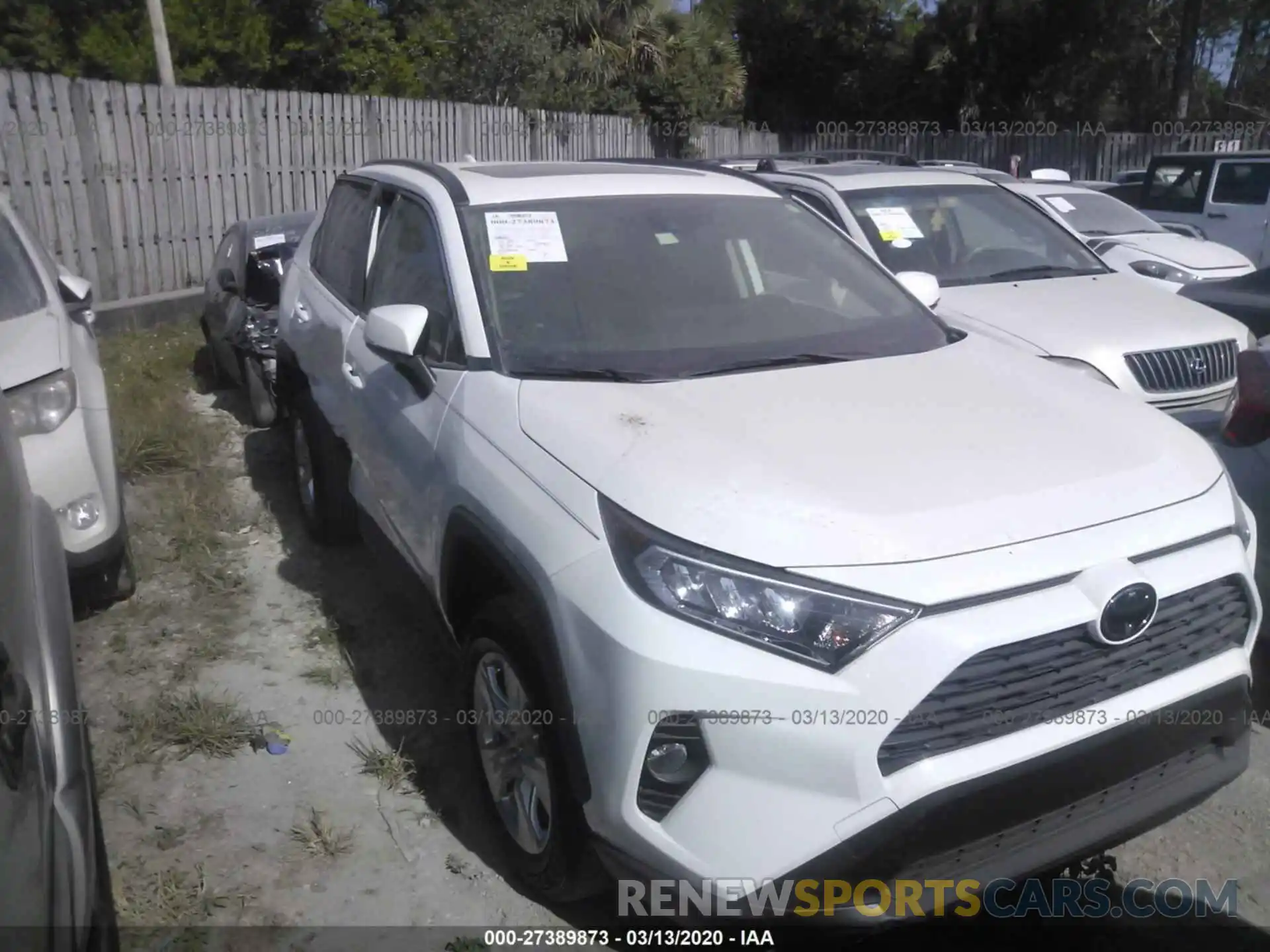 1 Photograph of a damaged car JTMP1RFV1KD027920 TOYOTA RAV4 2019