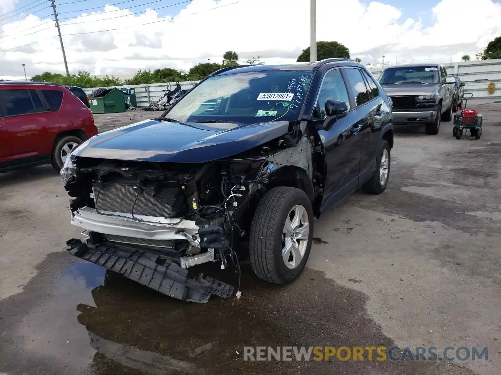 2 Photograph of a damaged car JTMP1RFV1KD029778 TOYOTA RAV4 2019