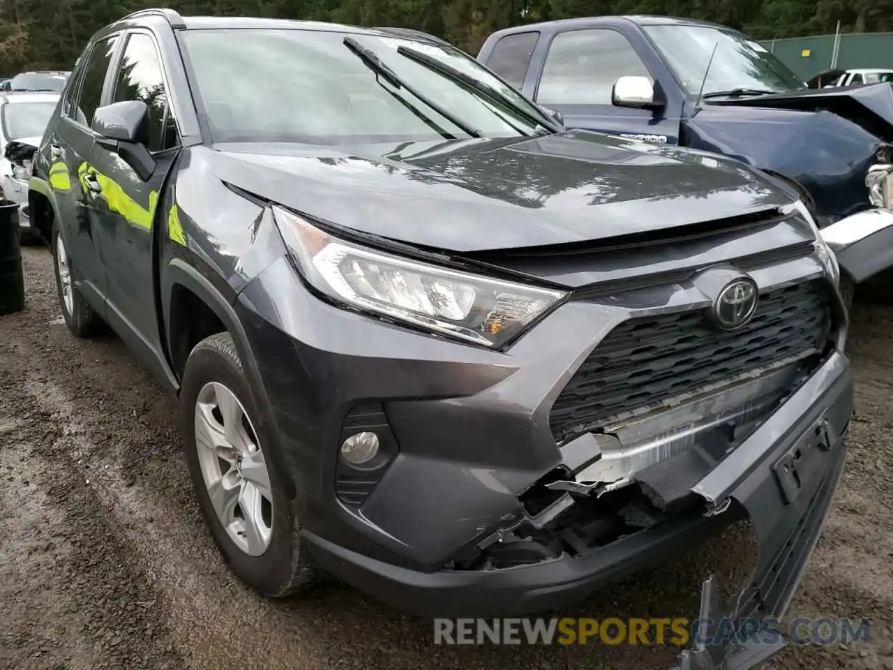 1 Photograph of a damaged car JTMP1RFV1KD030929 TOYOTA RAV4 2019