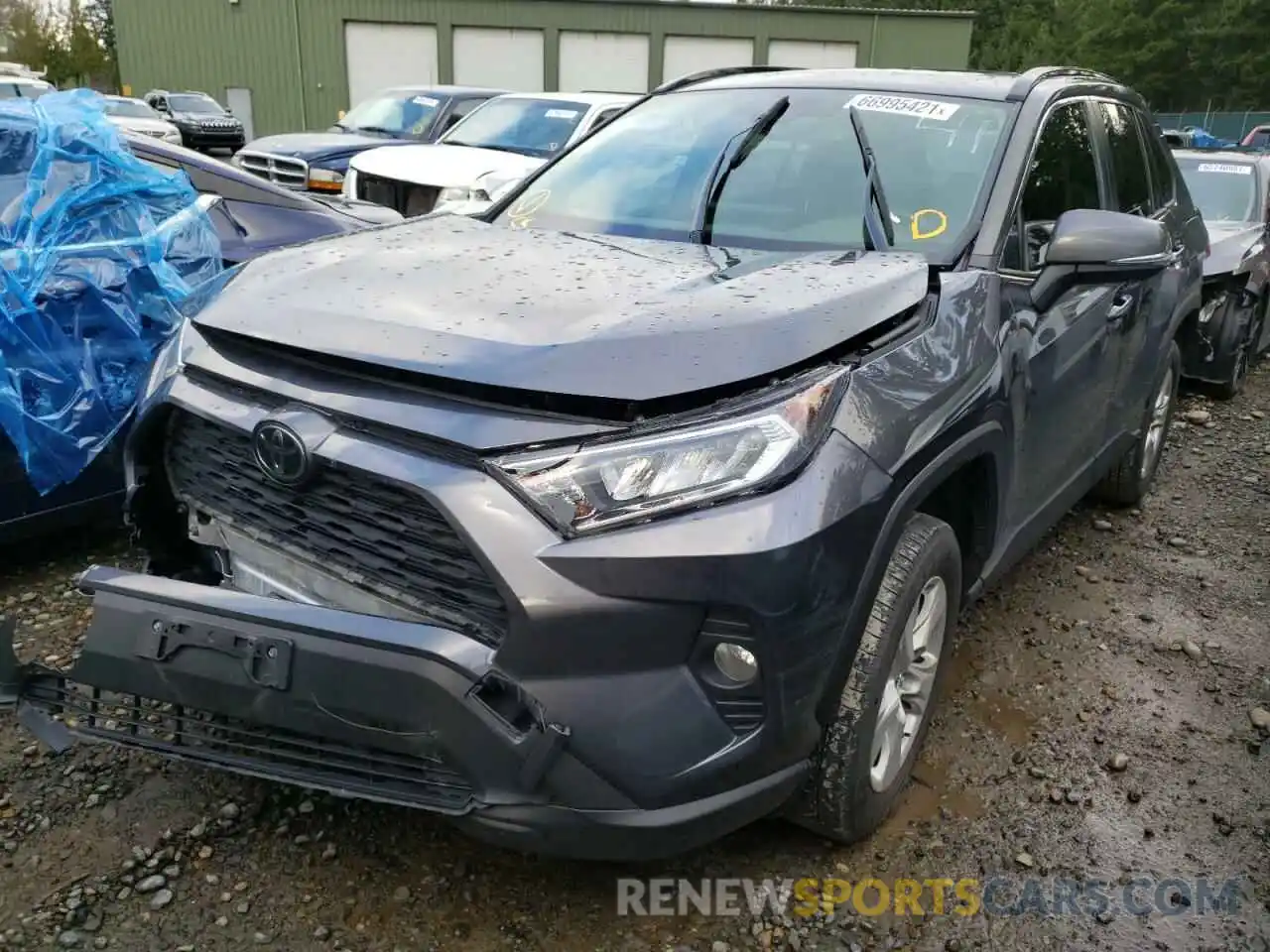 2 Photograph of a damaged car JTMP1RFV1KD030929 TOYOTA RAV4 2019