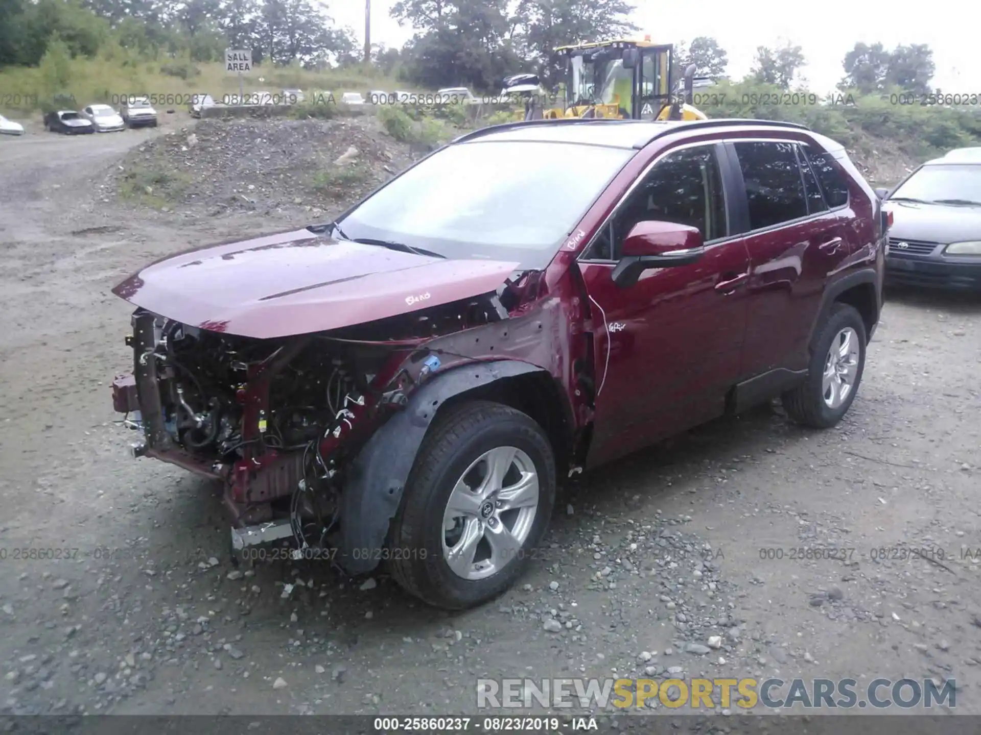 2 Фотография поврежденного автомобиля JTMP1RFV1KD031529 TOYOTA RAV4 2019
