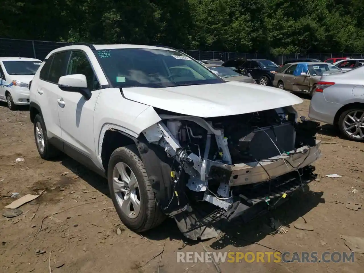 1 Photograph of a damaged car JTMP1RFV1KD032017 TOYOTA RAV4 2019