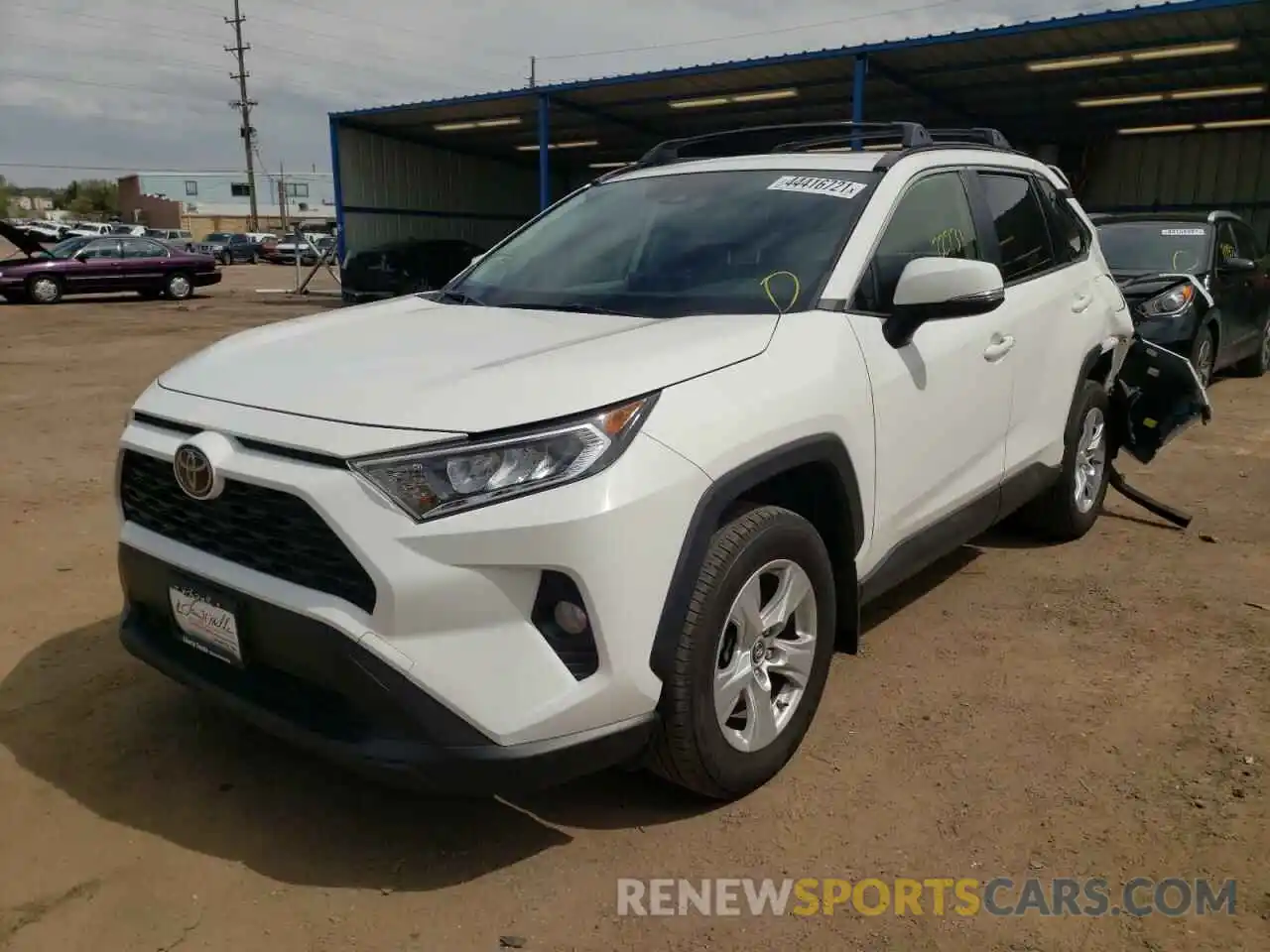 2 Photograph of a damaged car JTMP1RFV1KD038660 TOYOTA RAV4 2019