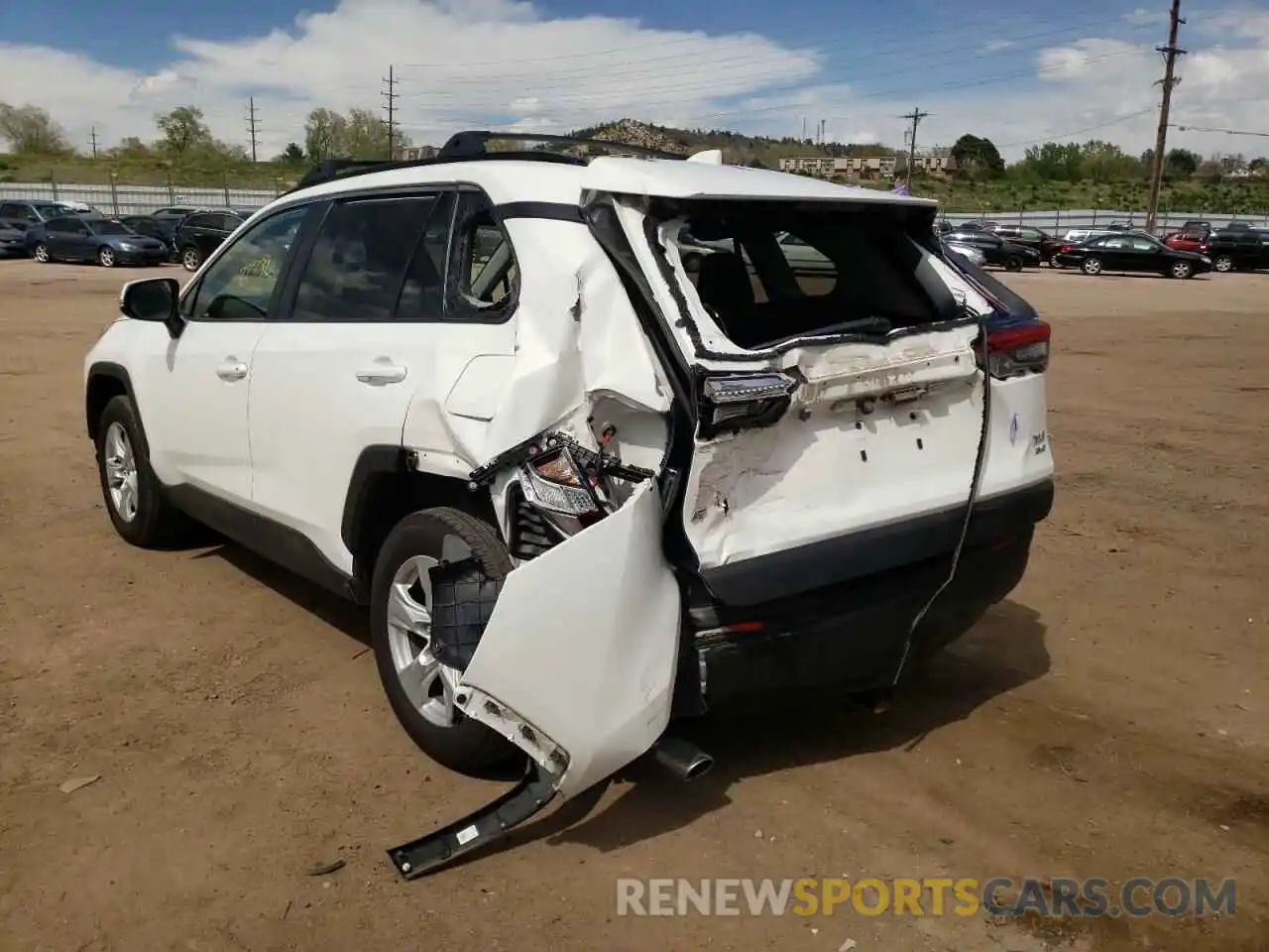 3 Photograph of a damaged car JTMP1RFV1KD038660 TOYOTA RAV4 2019