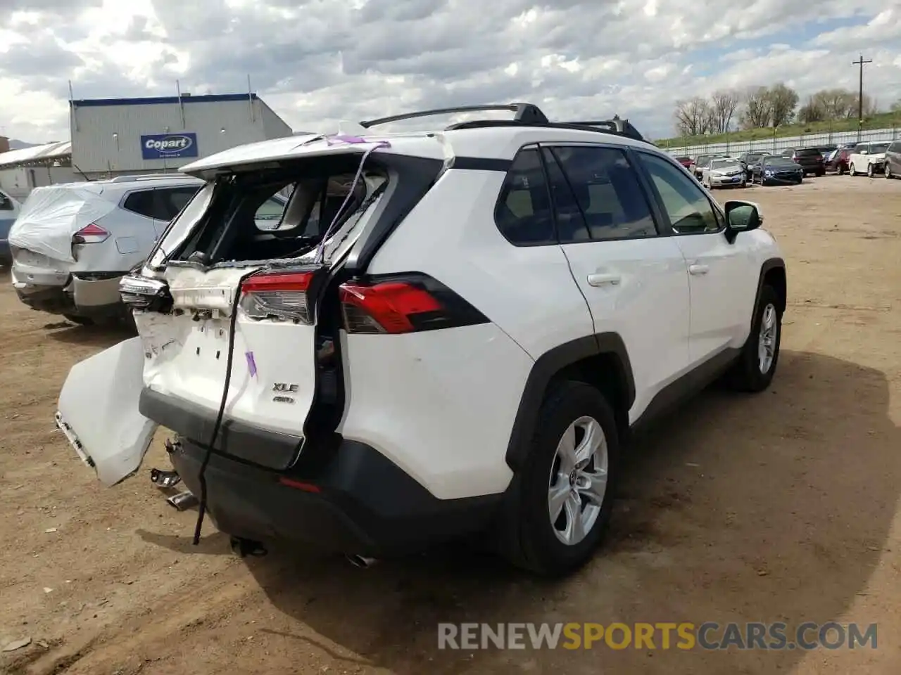 4 Photograph of a damaged car JTMP1RFV1KD038660 TOYOTA RAV4 2019