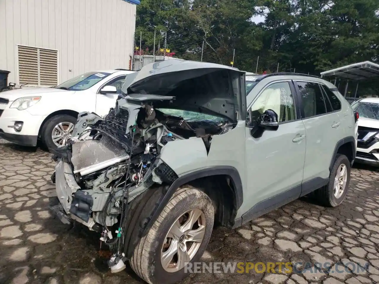 2 Photograph of a damaged car JTMP1RFV1KD045222 TOYOTA RAV4 2019