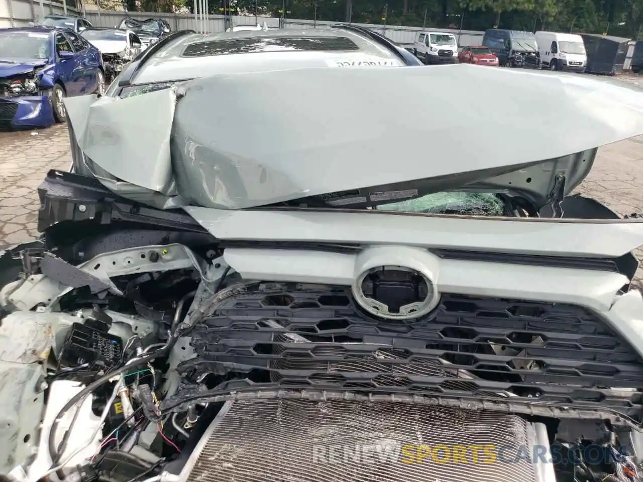 7 Photograph of a damaged car JTMP1RFV1KD045222 TOYOTA RAV4 2019