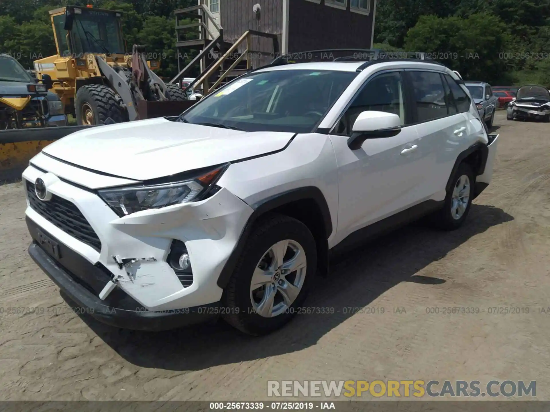 2 Photograph of a damaged car JTMP1RFV1KD500165 TOYOTA RAV4 2019