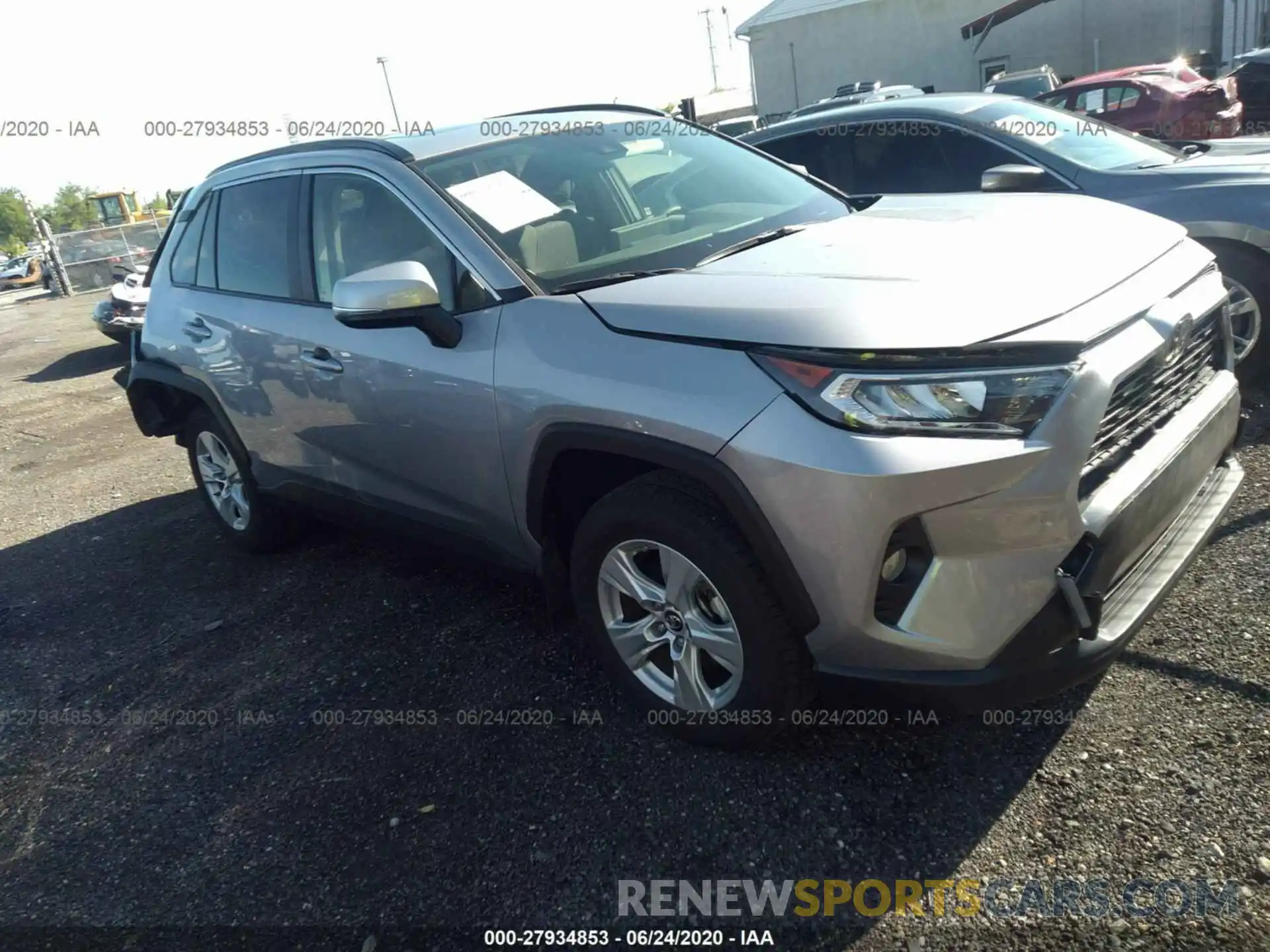 1 Photograph of a damaged car JTMP1RFV1KD503406 TOYOTA RAV4 2019